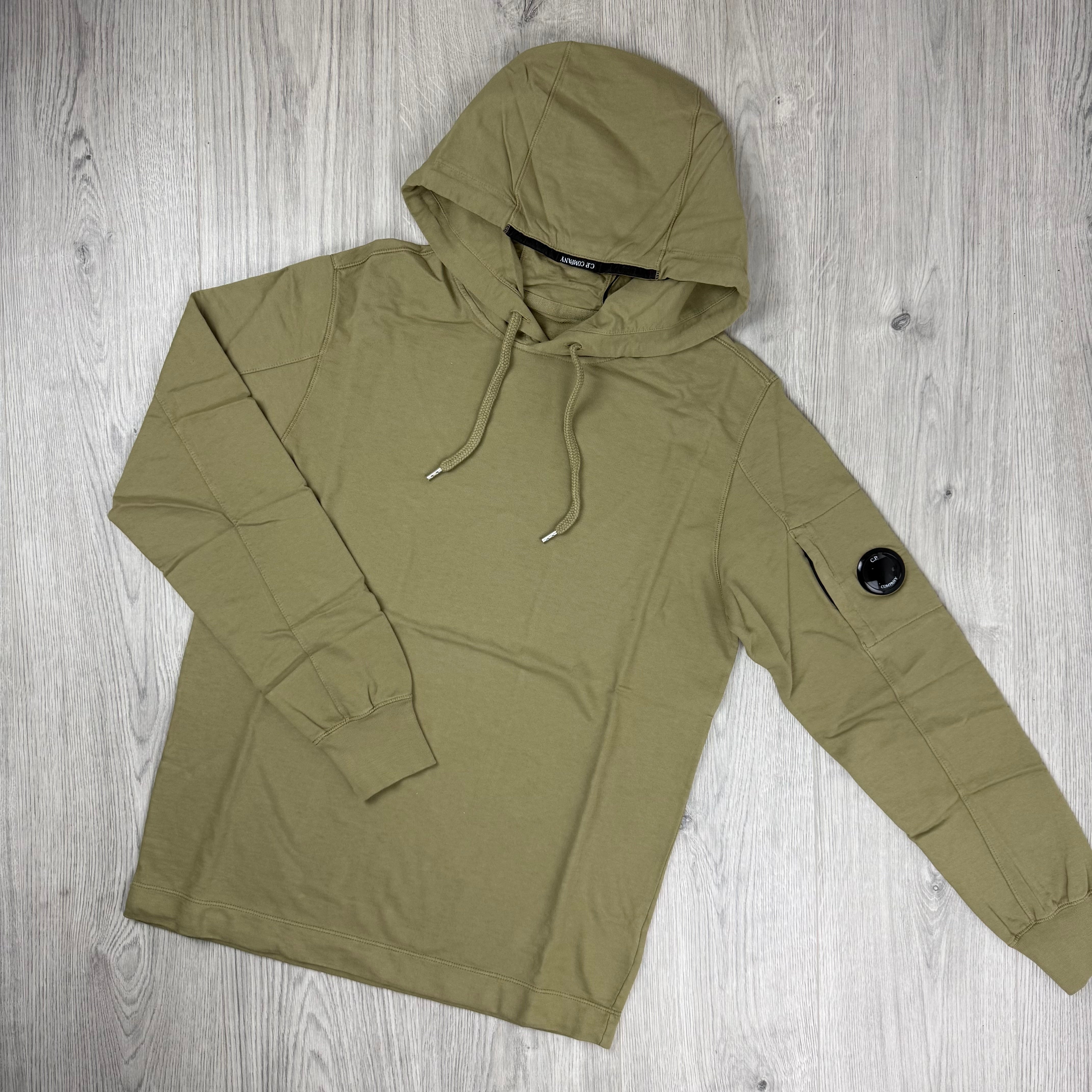 CP Company Light Fleece Hoodie - Cornstalk