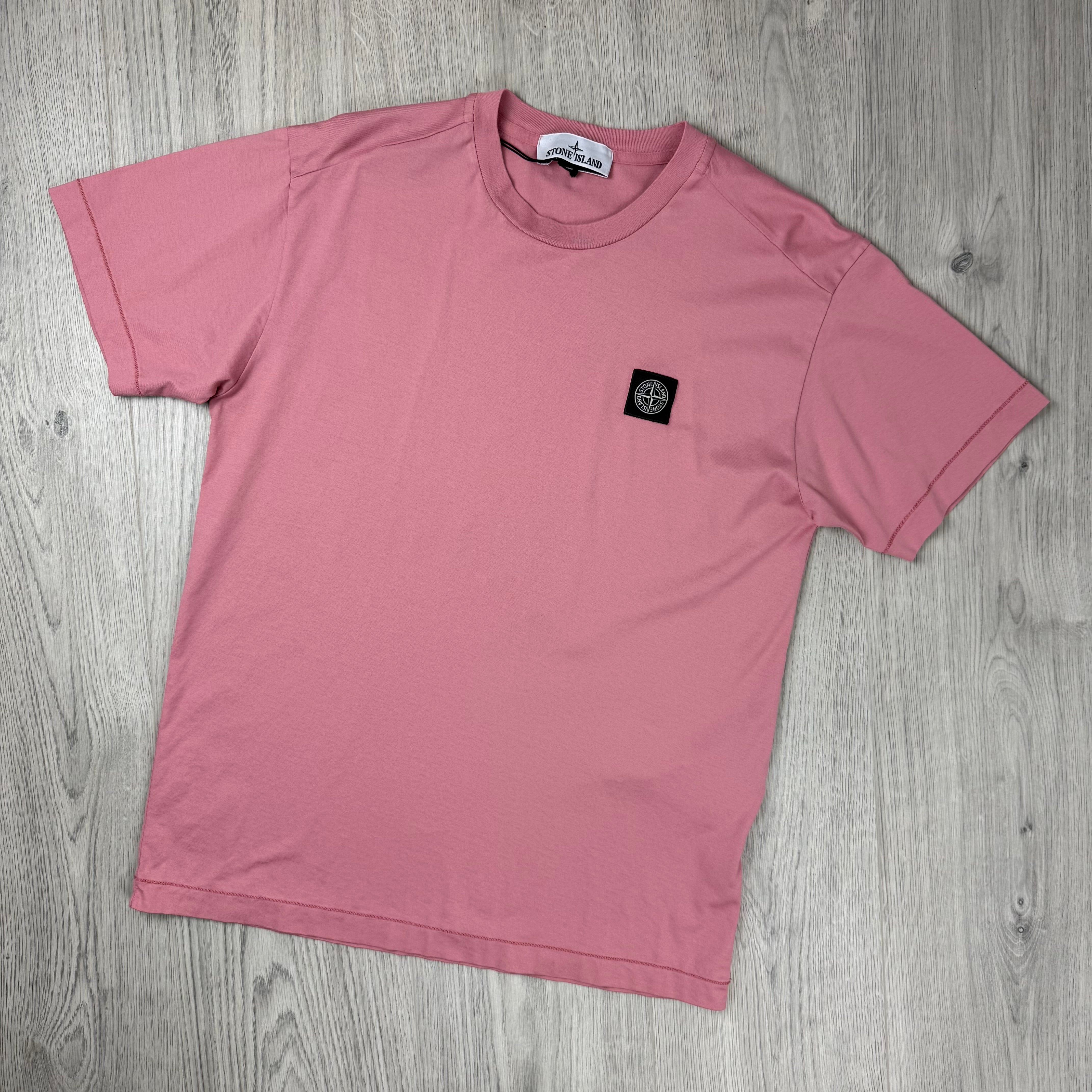 Stone Island Patch T-Shirt - Oleander