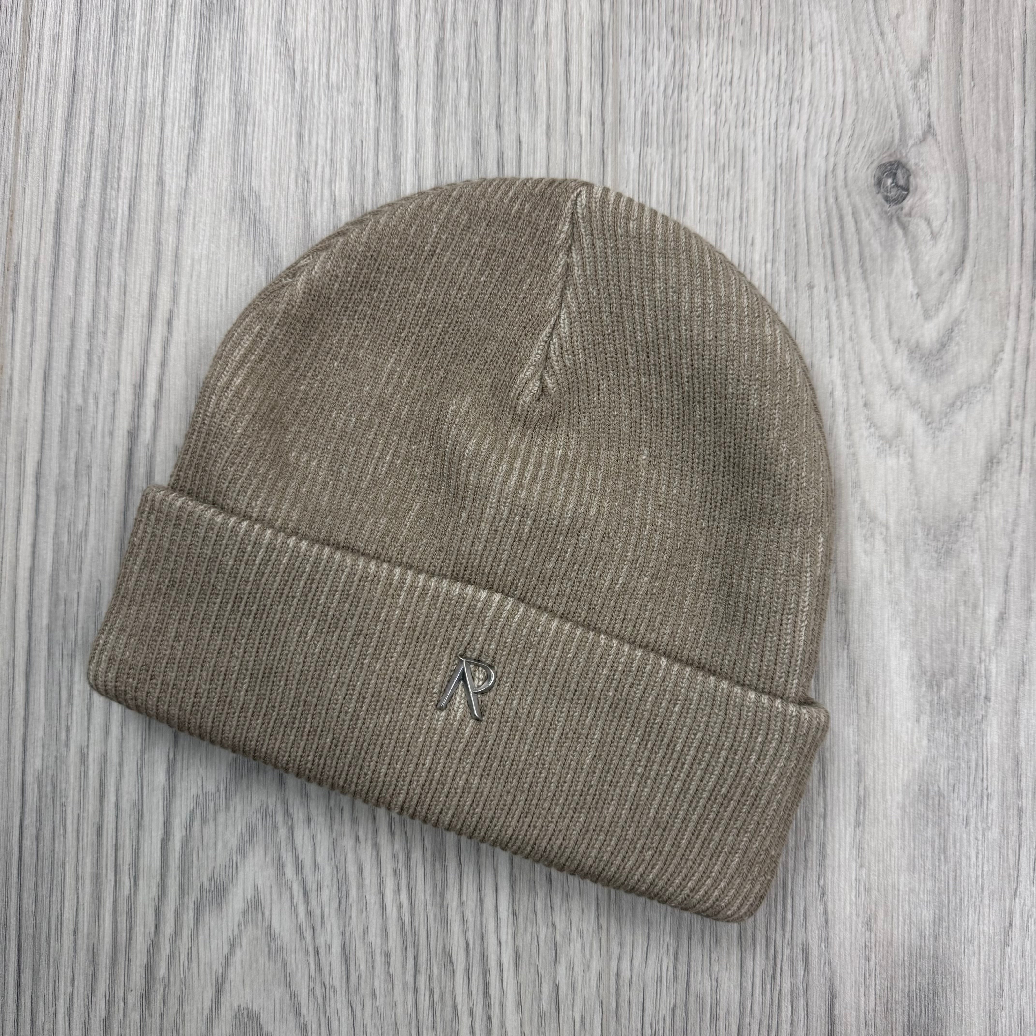 Represent Rib Knit Beanie - Dark Taupe