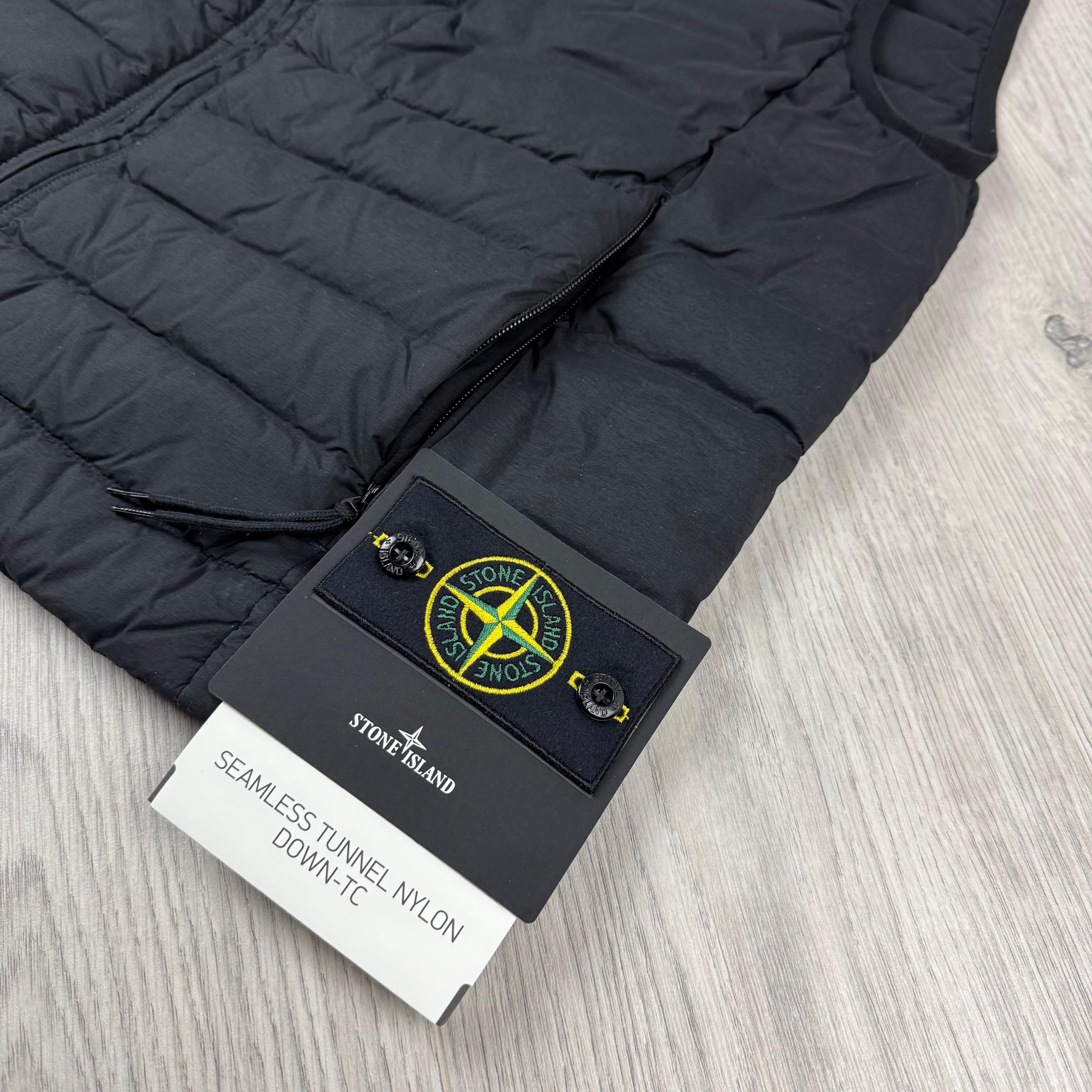 Stone Island Seamless Down Gilet - Black