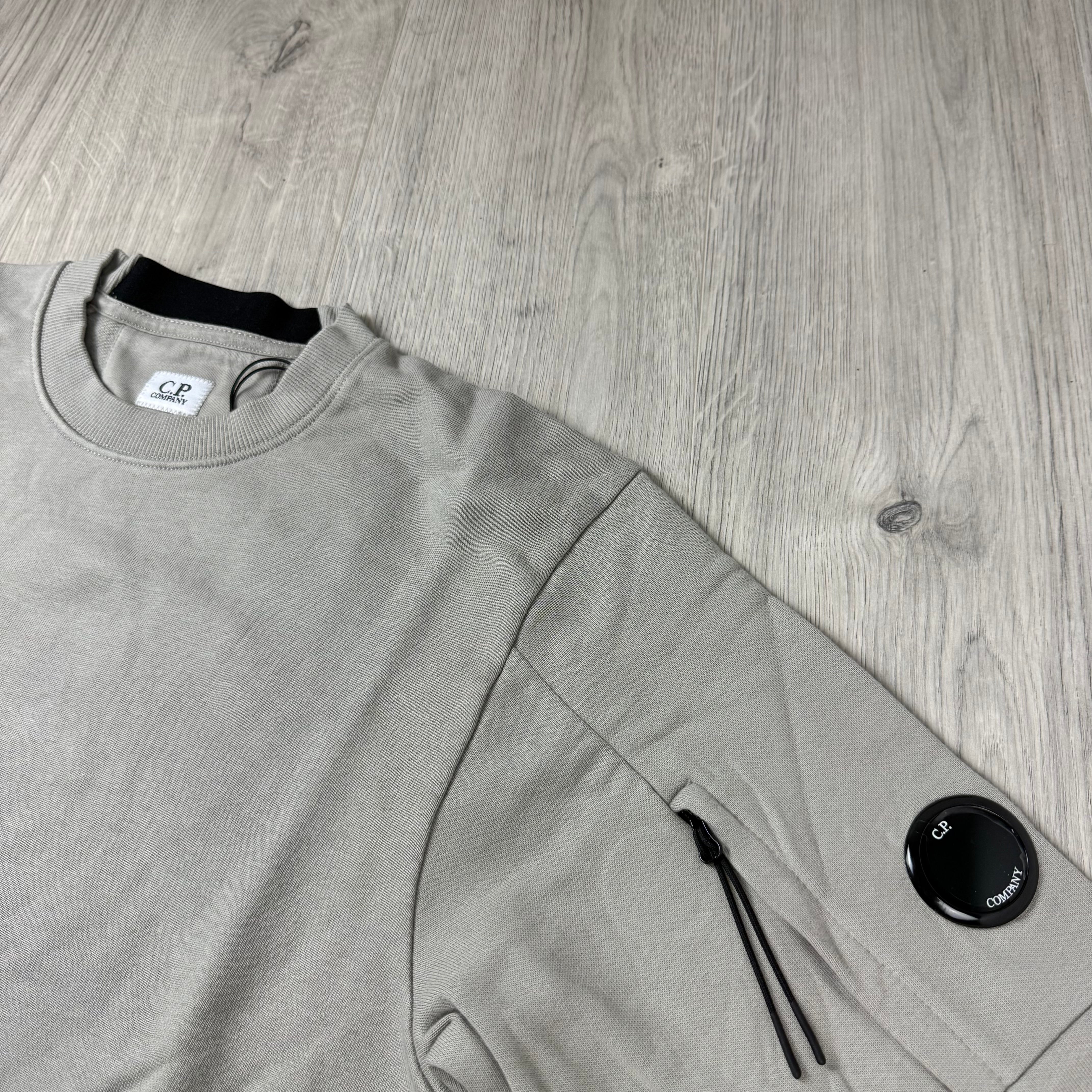 CP Company Raised Fleece Sweatshirt - Dove