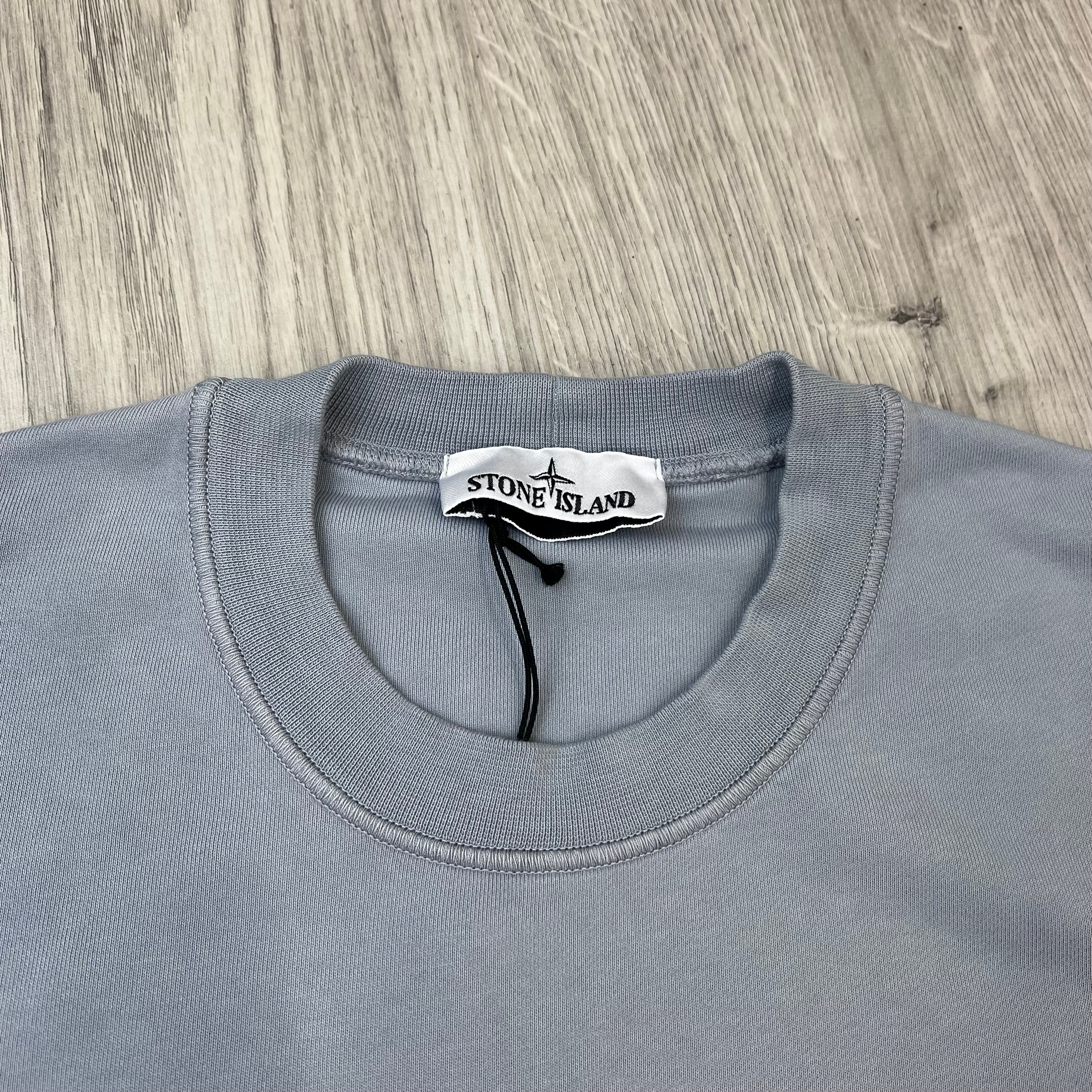 Stone Island Dyed Sweatshirt - Ash Grey