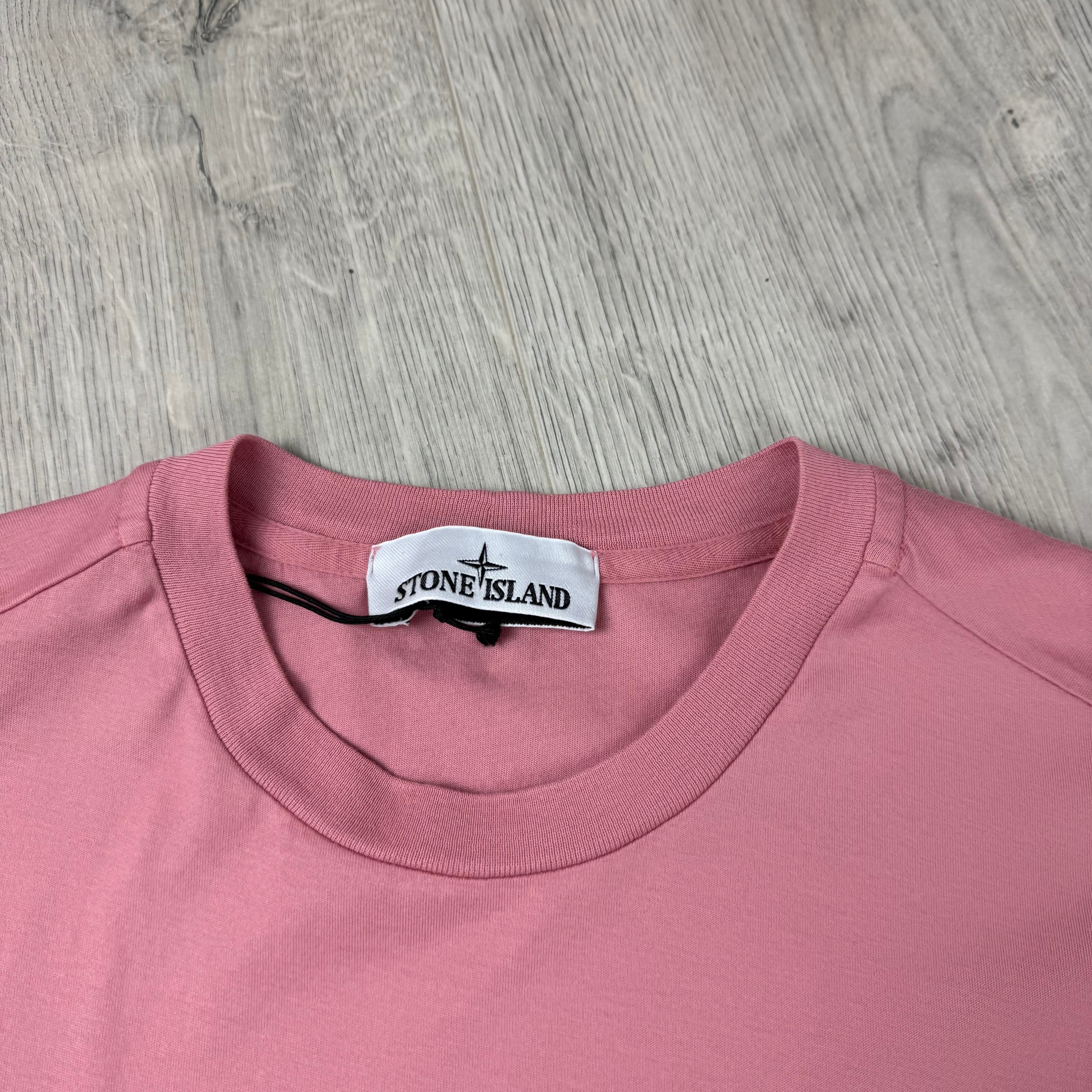 Stone Island Patch T-Shirt - Oleander
