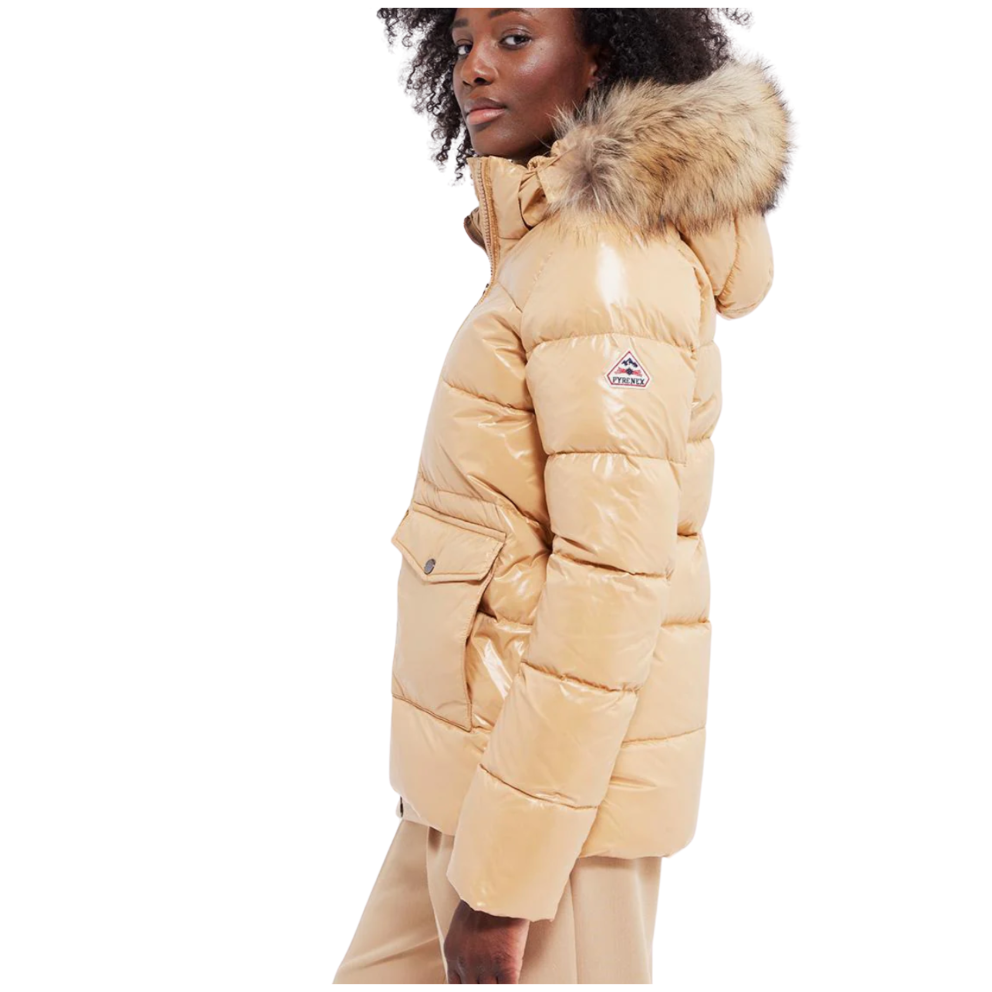 Pyrenex 'Authentic' Parka (Women's) - Beige