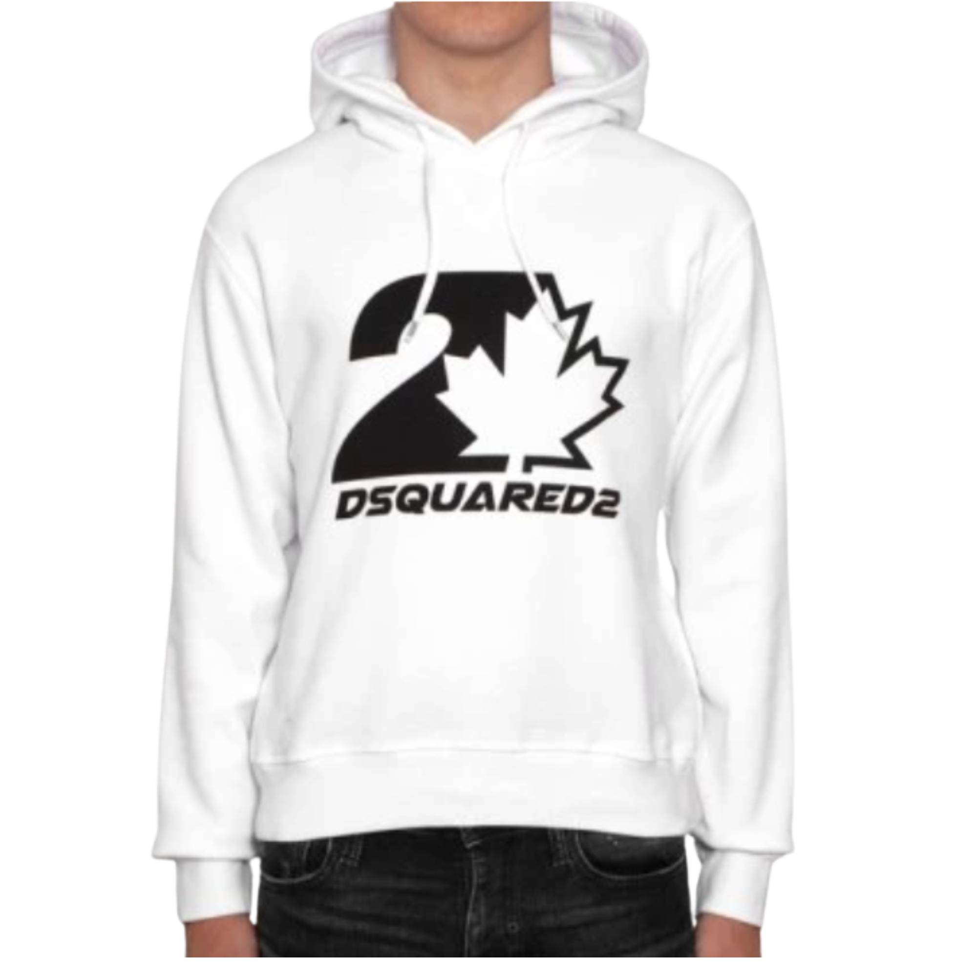 DSQUARED2 Maple Hoodie - White