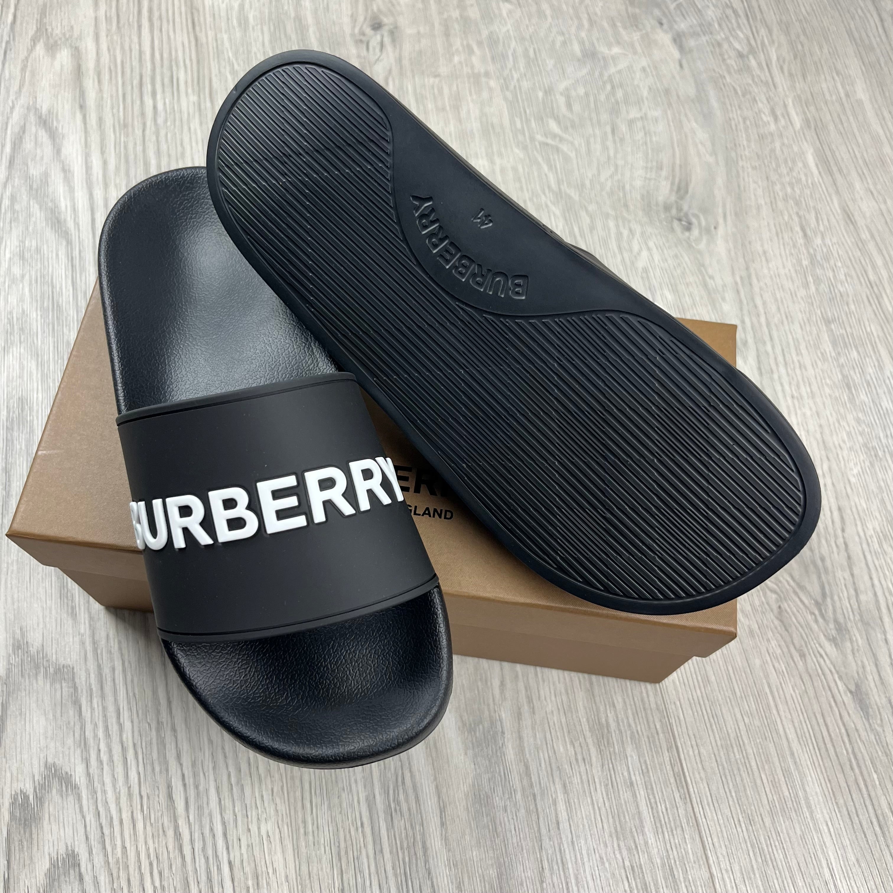 Burberry Furley Slides - Black