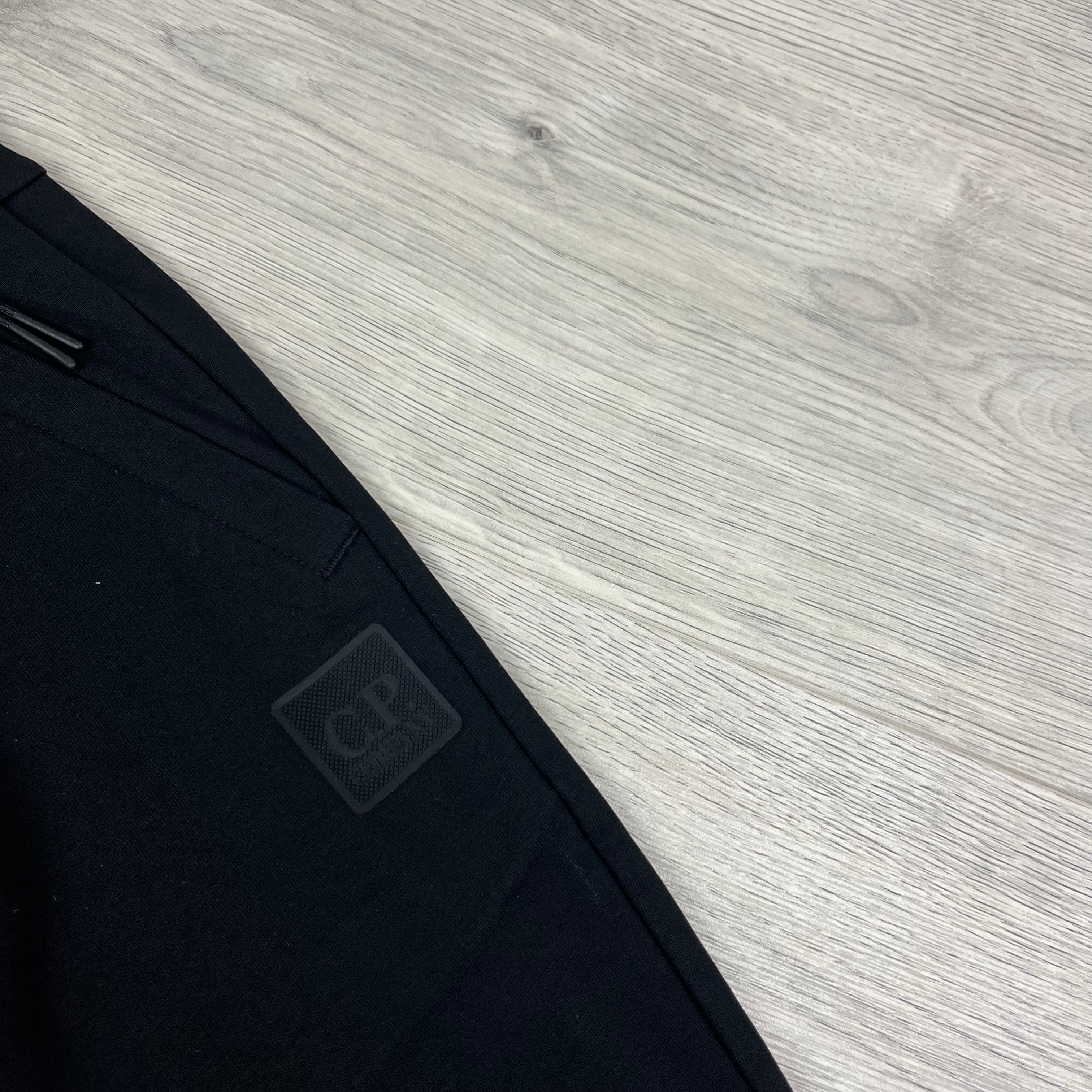 CP Company Metropolis Series Stretch Fleece Sweatpants in Black. On sale at Open Attire.