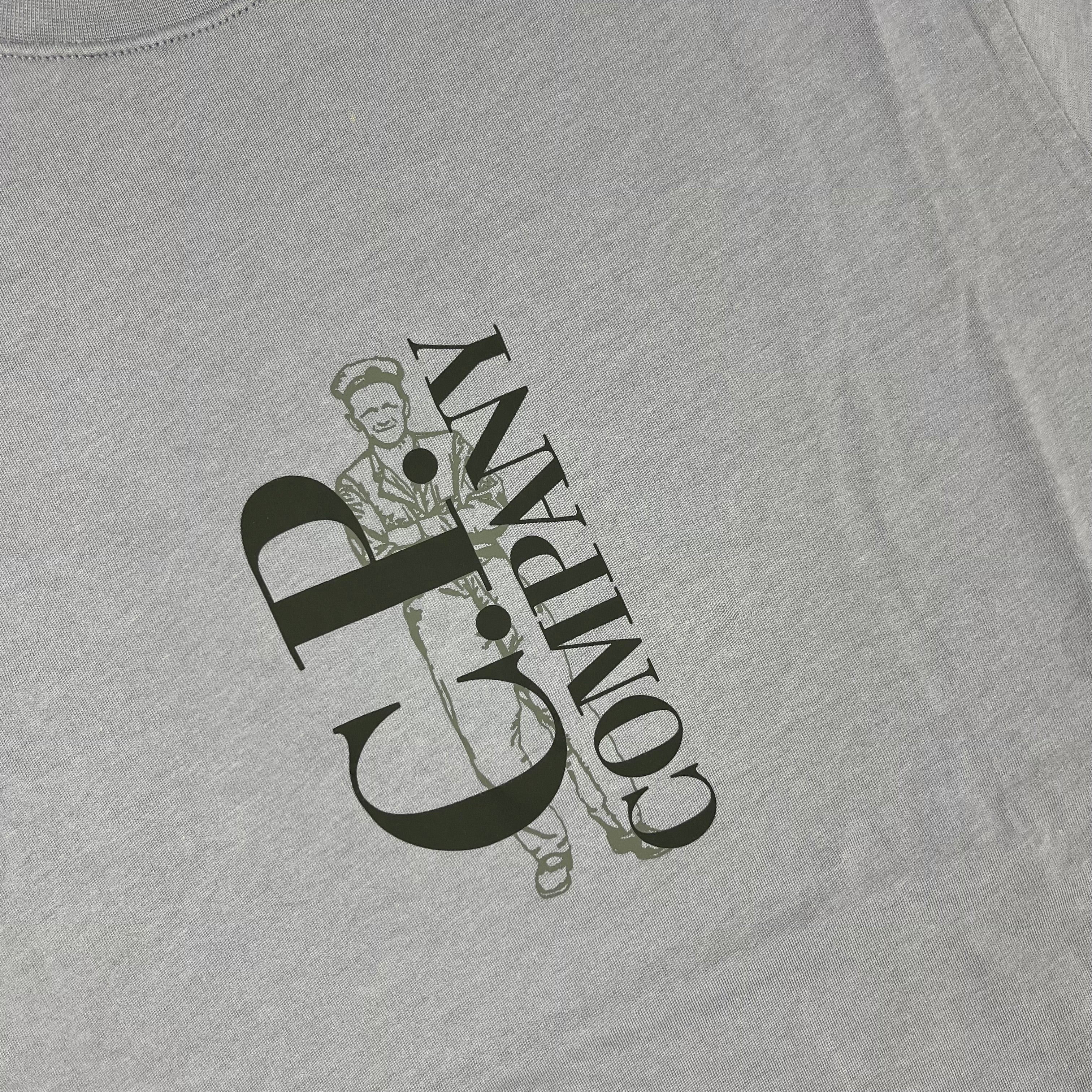 CP Company 30/1 Vertical Sailor T-Shirt in Lavender Violet. On sale at Open Attire.