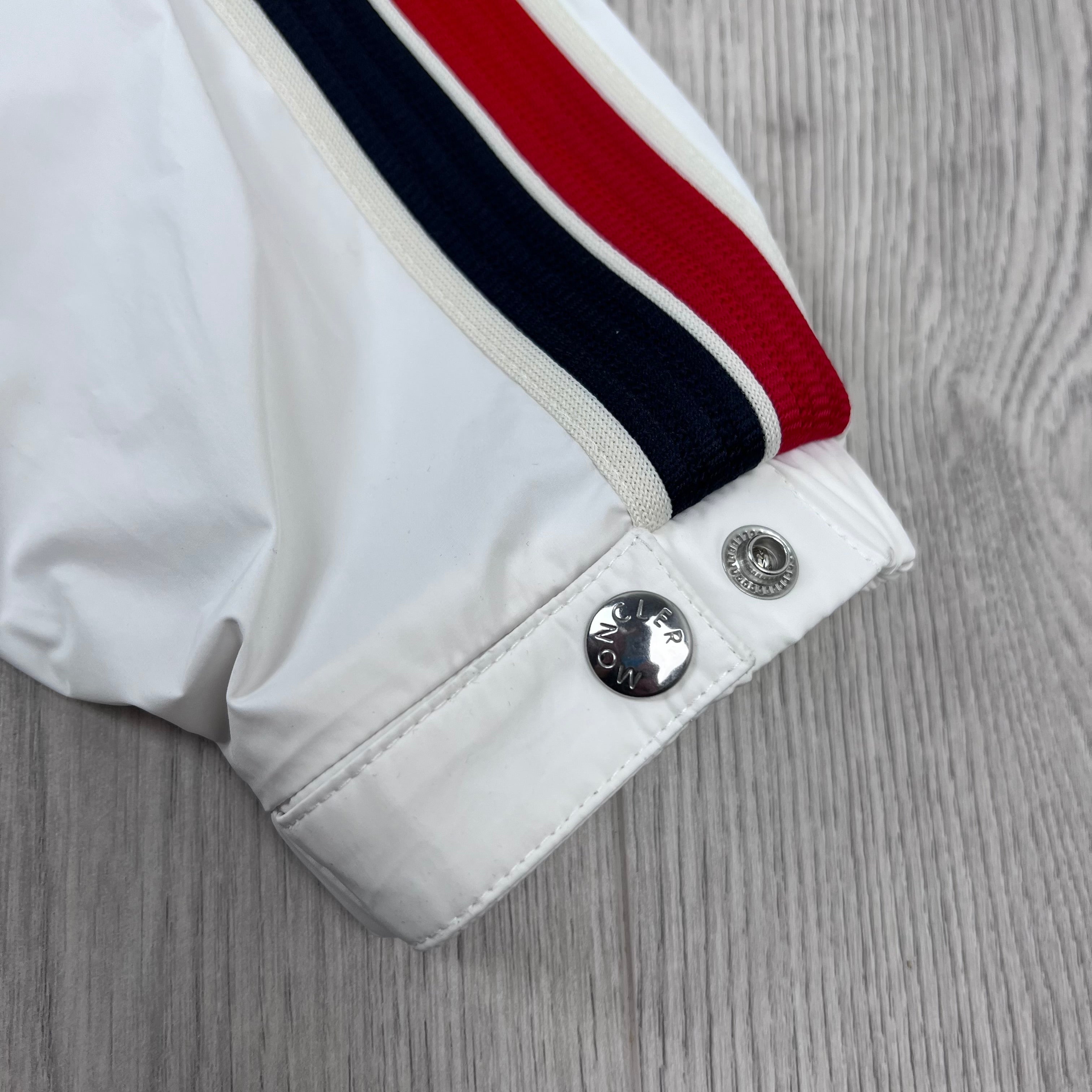 Moncler Olan Jacket in White. On sale at Open Attire.