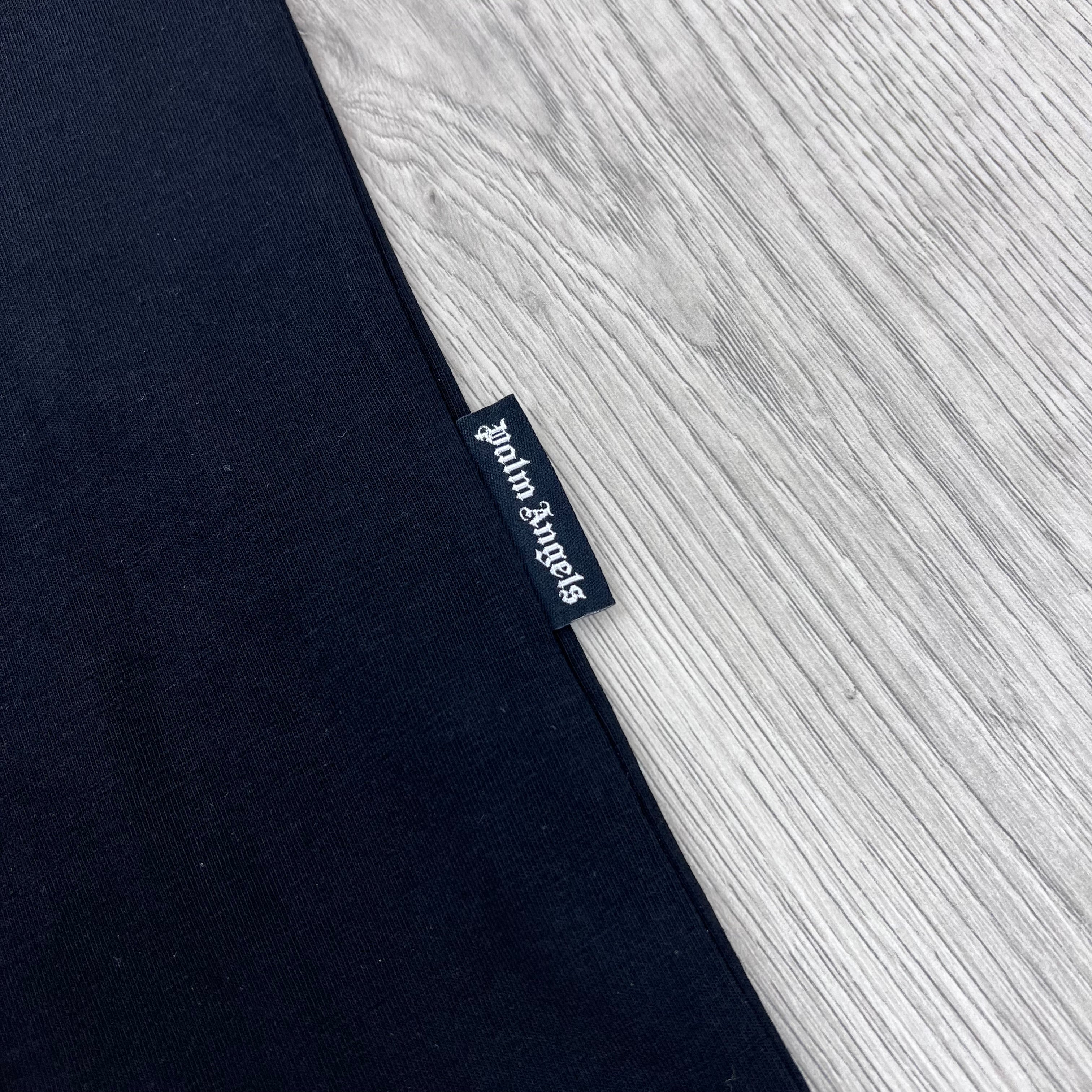 Palm Angels 'Bear' T-Shirt in Black - Logo detail.