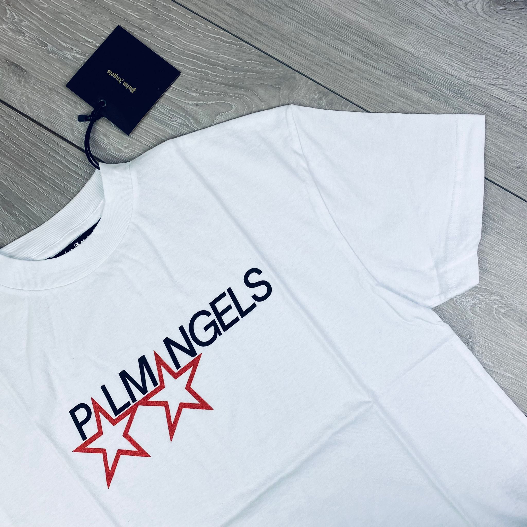 Palm Angels Racing Stars T-Shirt - White