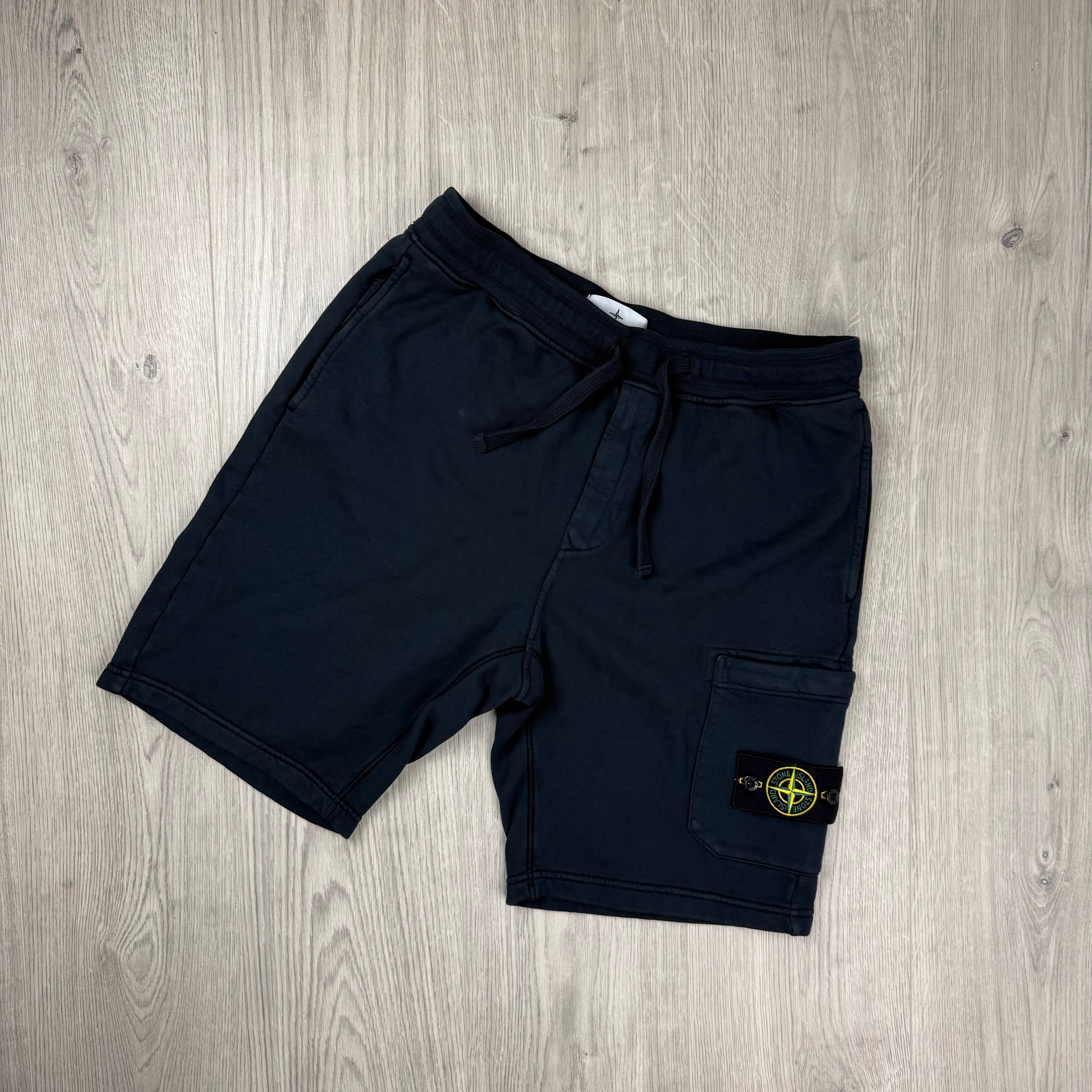 Stone Island Jersey Shorts - Navy