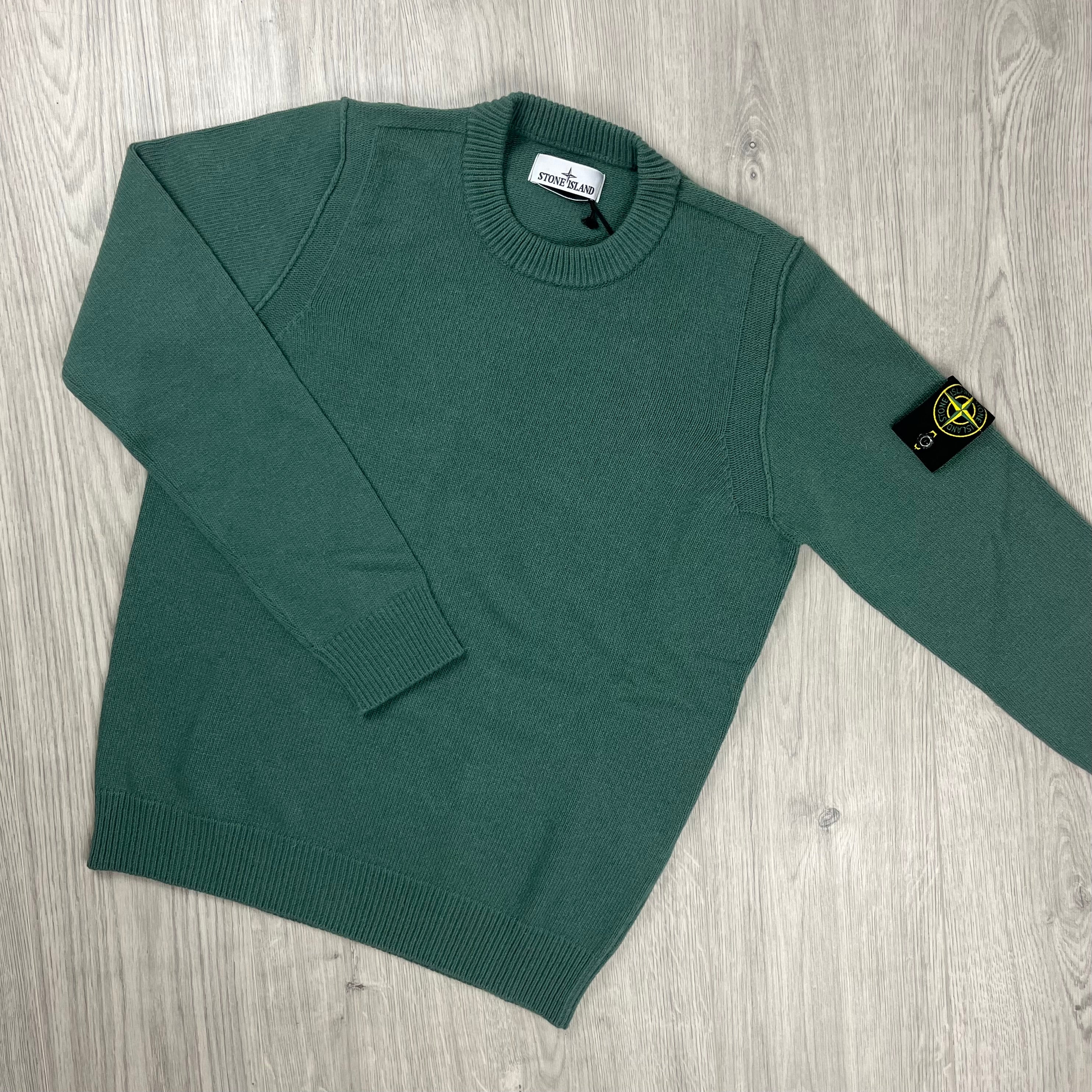 Stone Island Knit Sweatshirt - Sage Green