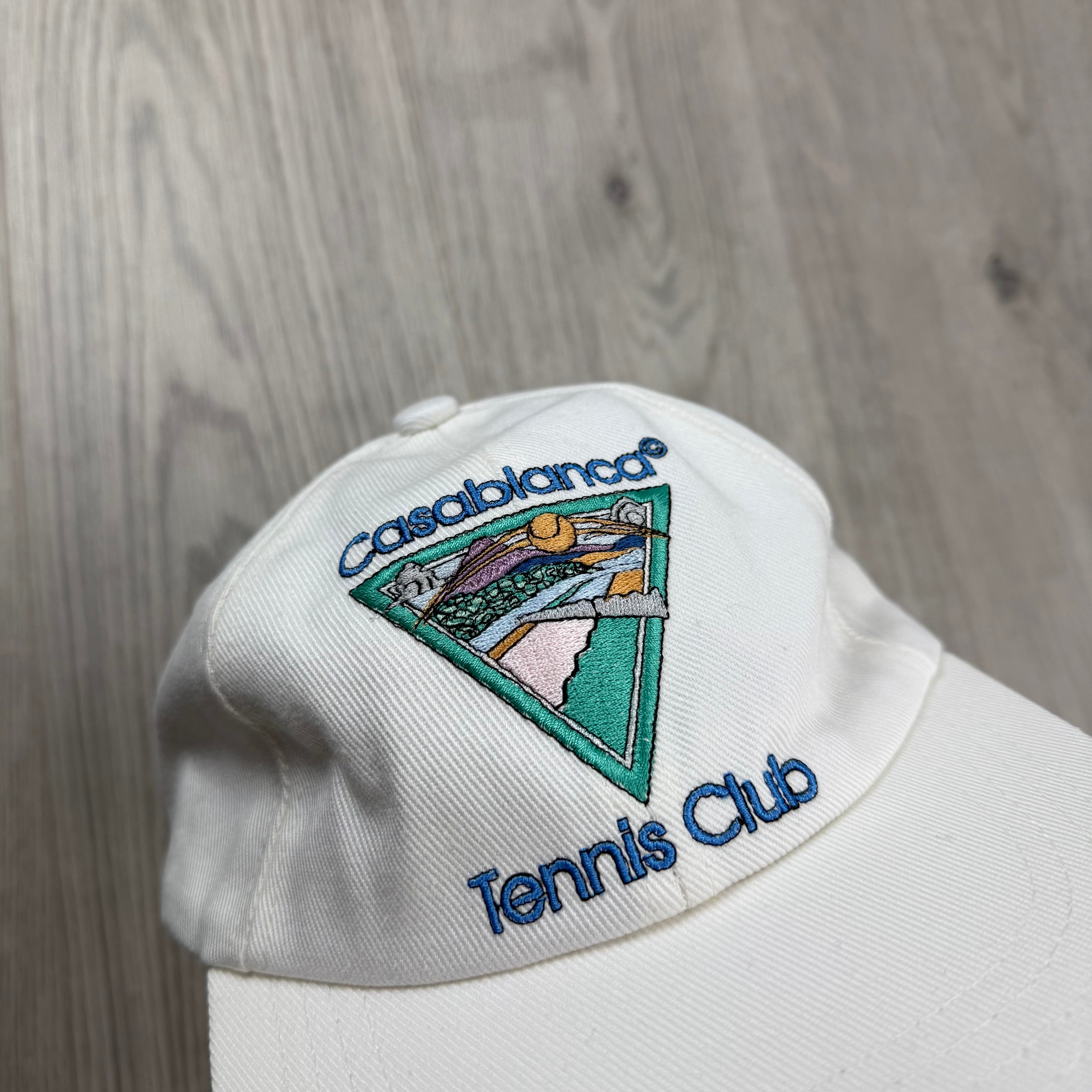 Casablanca 'Tennis Club' Baseball Cap - White