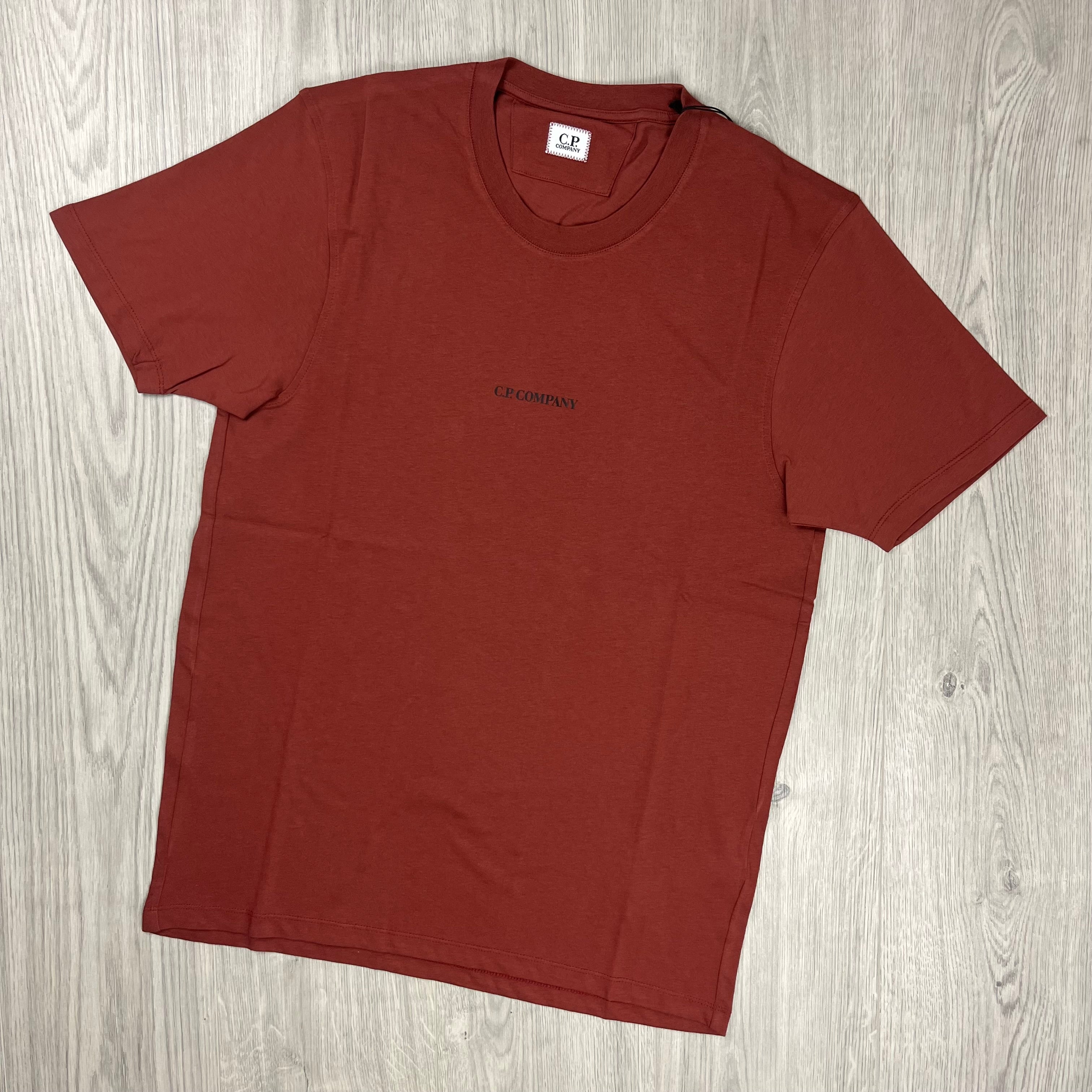 CP Company Printed T-Shirt - Henna