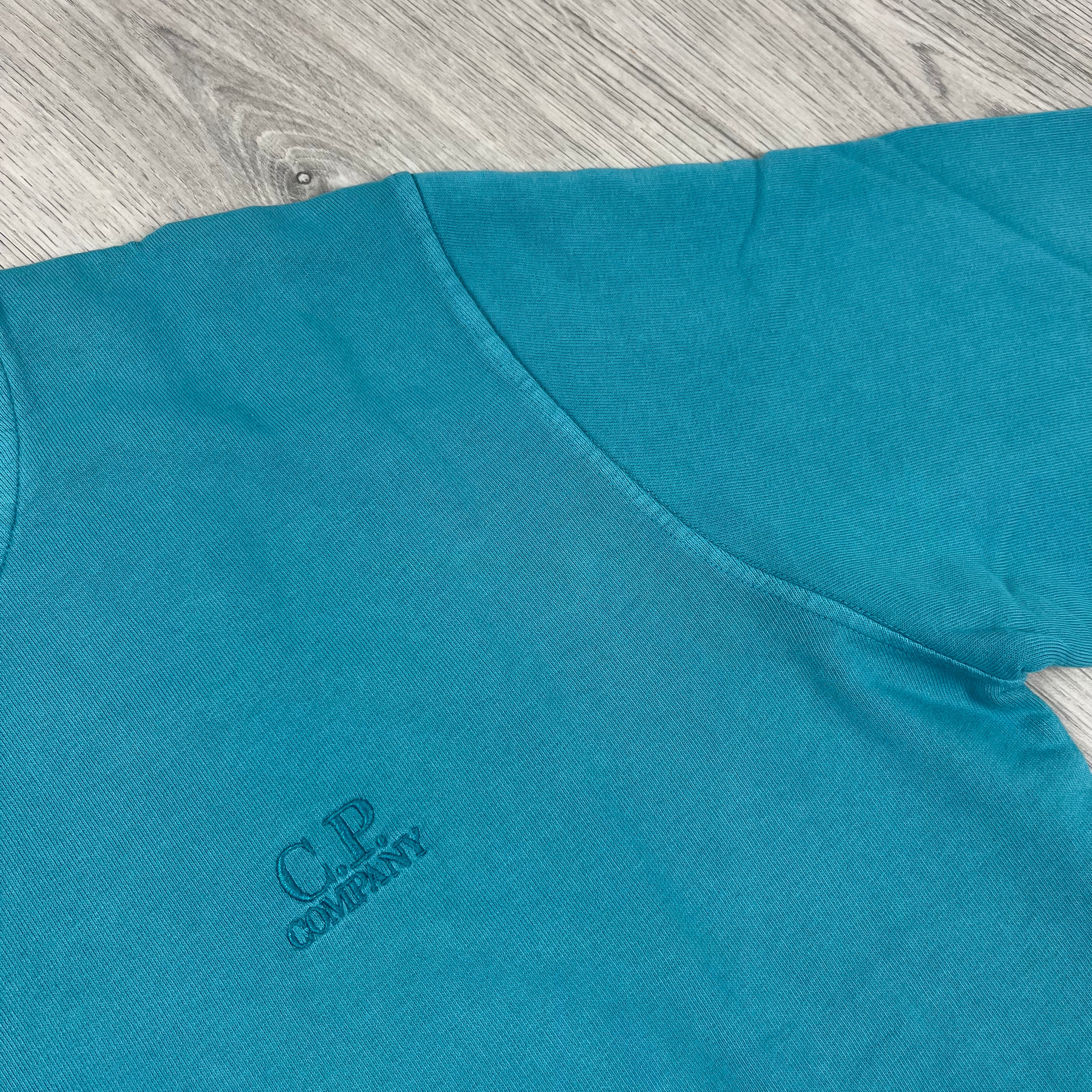 CP Company Patch Sweatshirt - Tile Blue