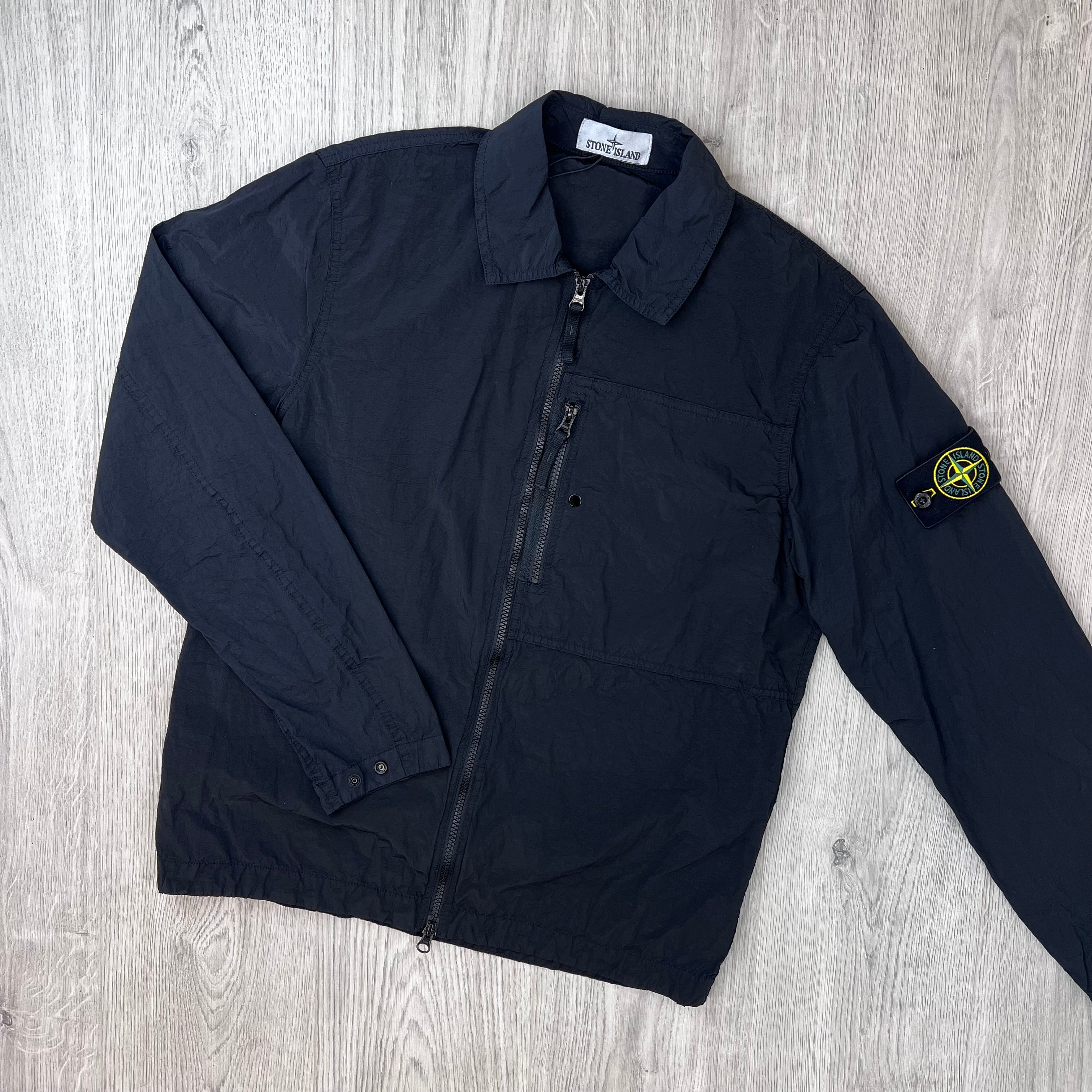 Stone Island Metal Overshirt - Black