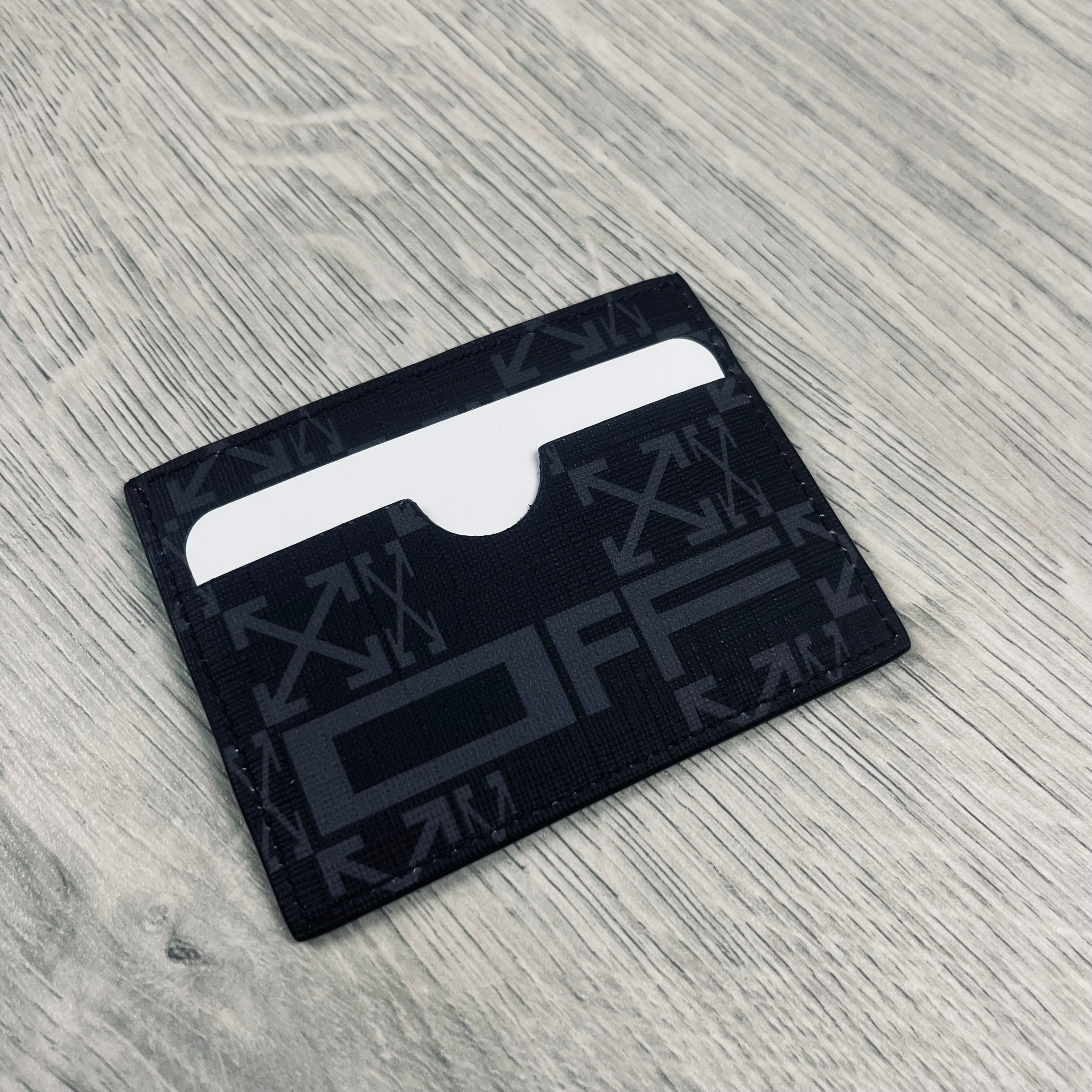 Off-White Monogram Cardholder in Black. On sale at Open Attire.