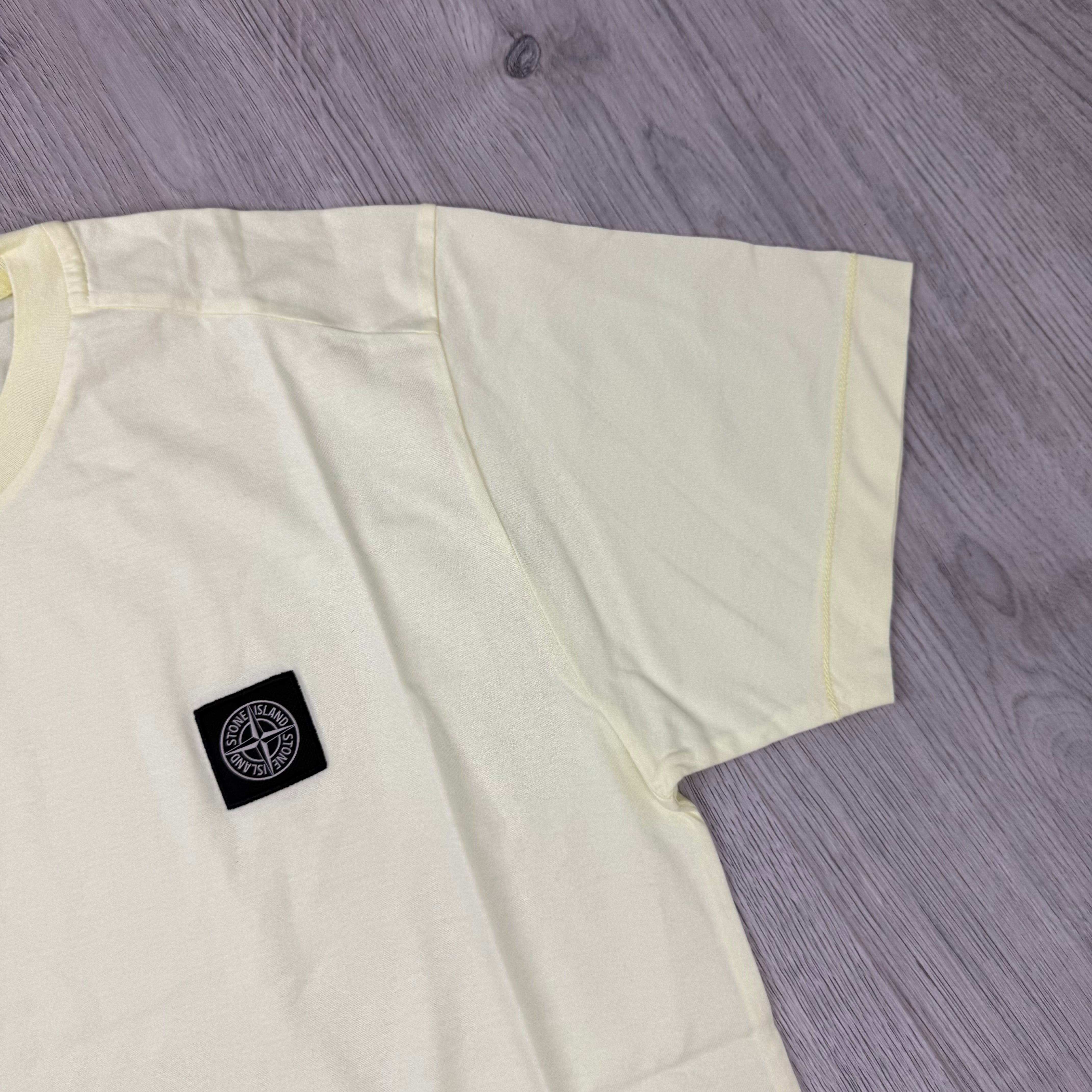Stone Island Patch T-Shirt - Lemon