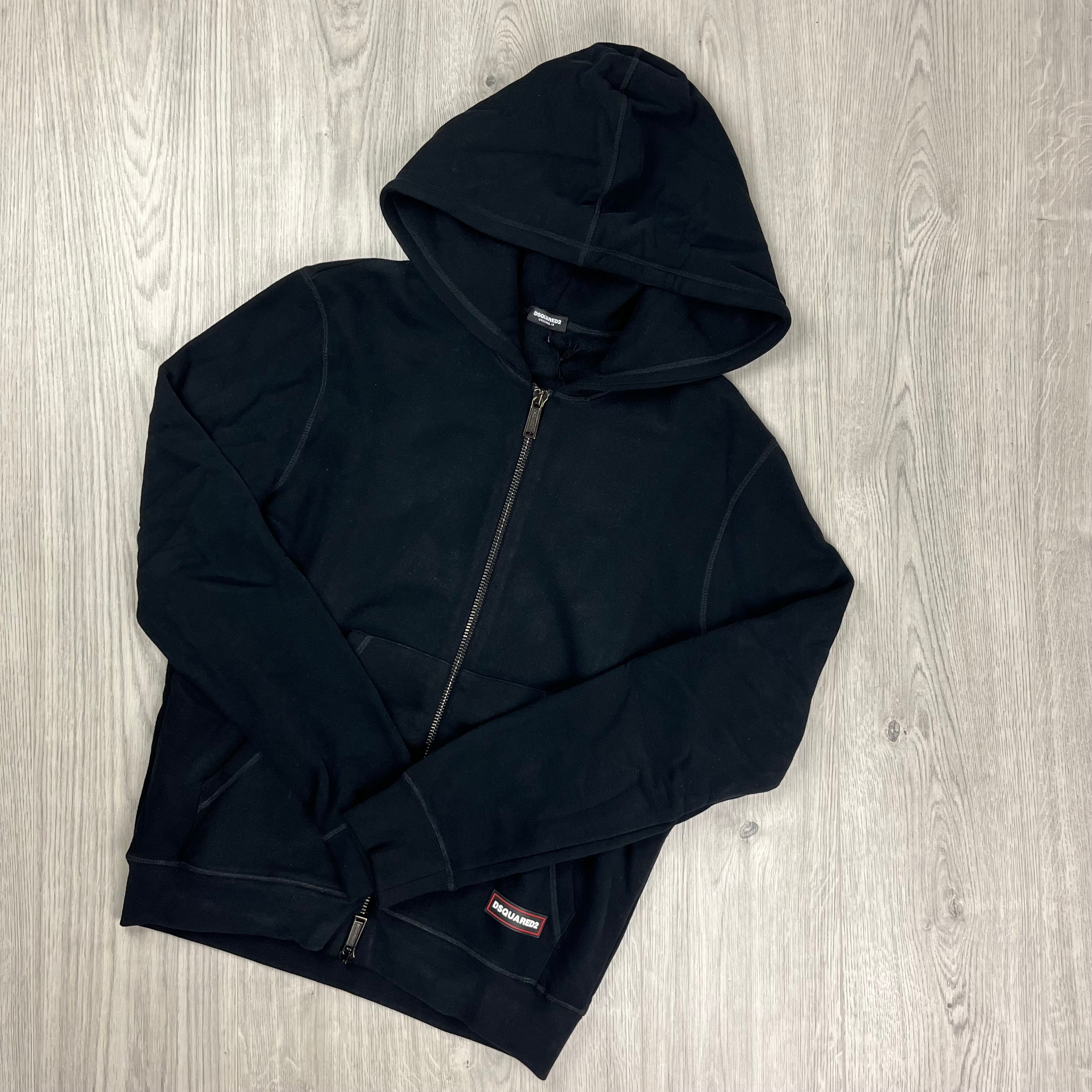 DSQUARED2 Zip Hoodie - Black