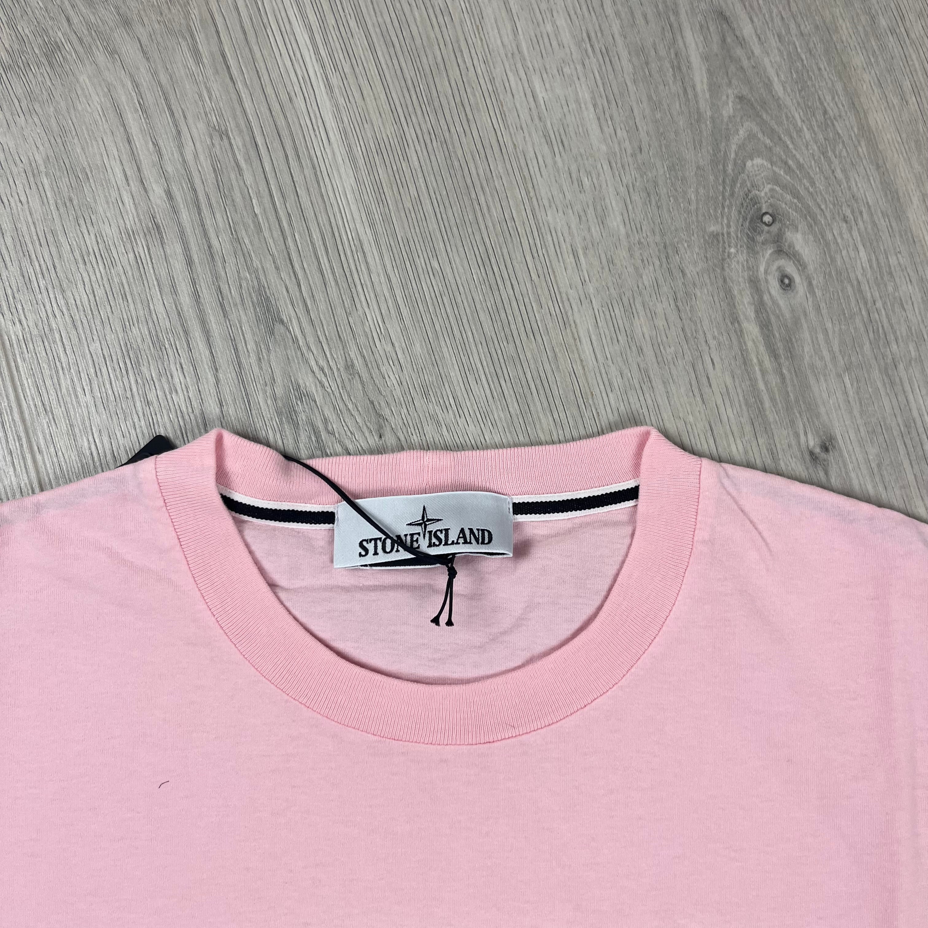 Stone Island Printed T-Shirt - Pink