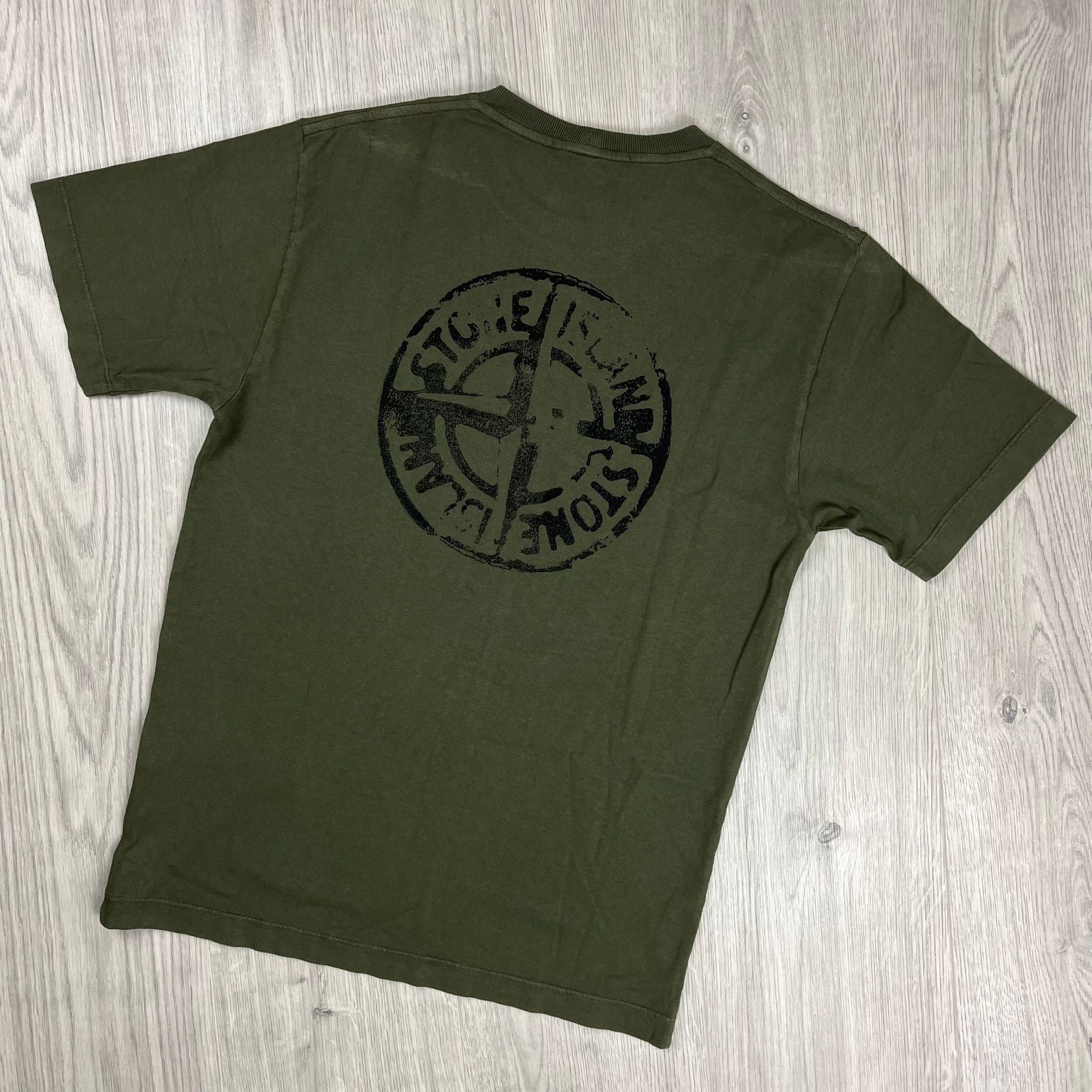 Stone Island Printed T-Shirt - Olive