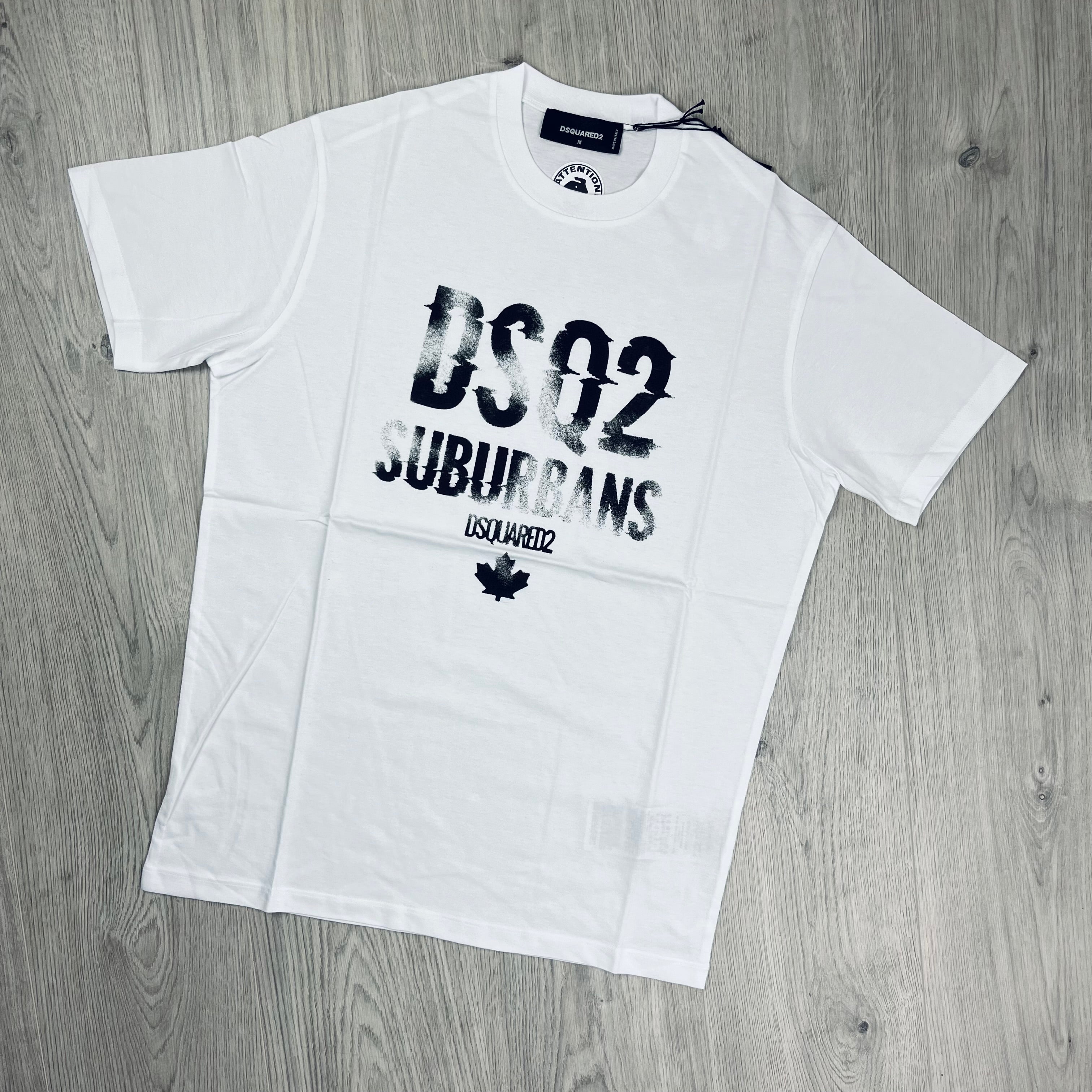 DSQUARED2 Printed T-Shirt - White