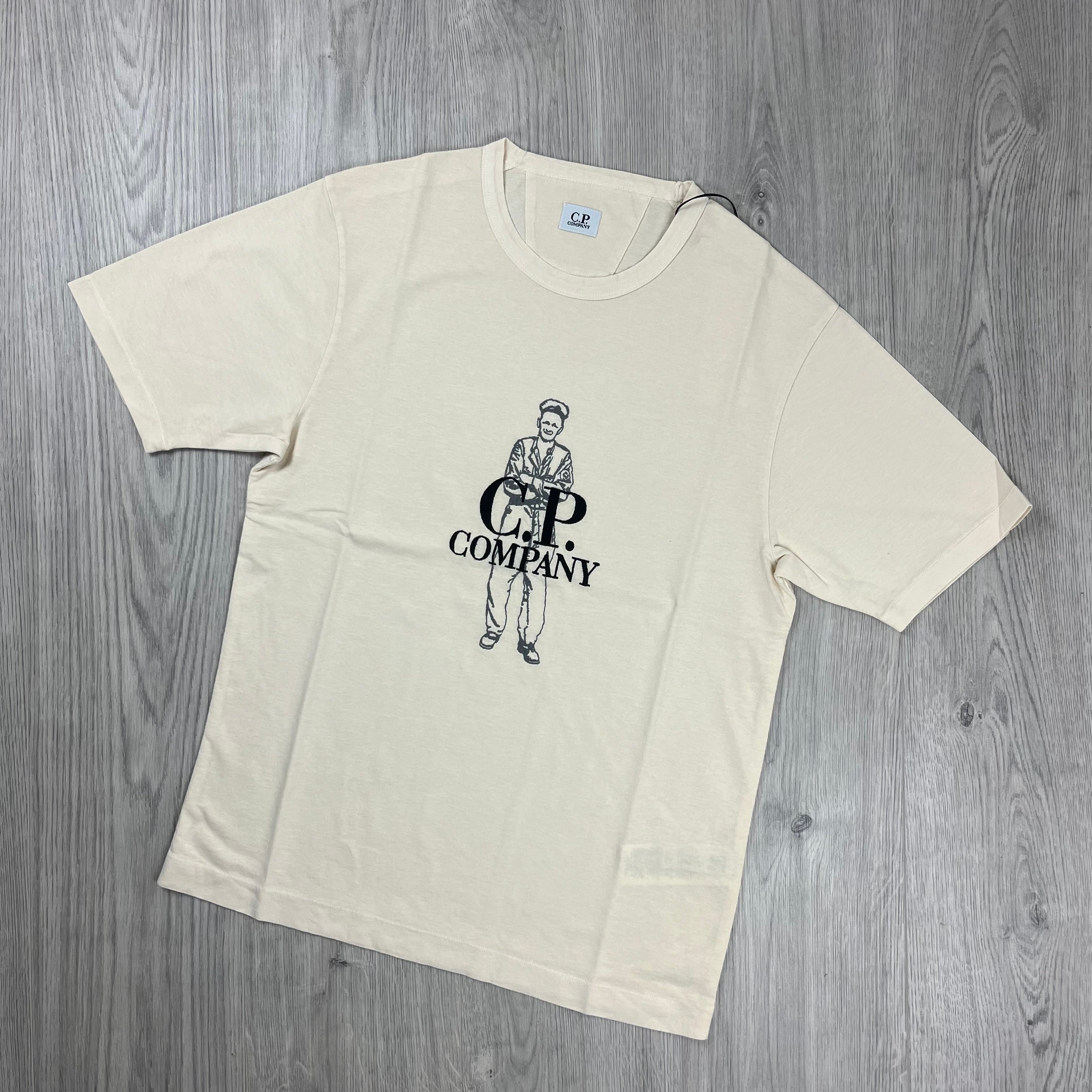 CP Company Sailor T-Shirt - Pistachio Shell