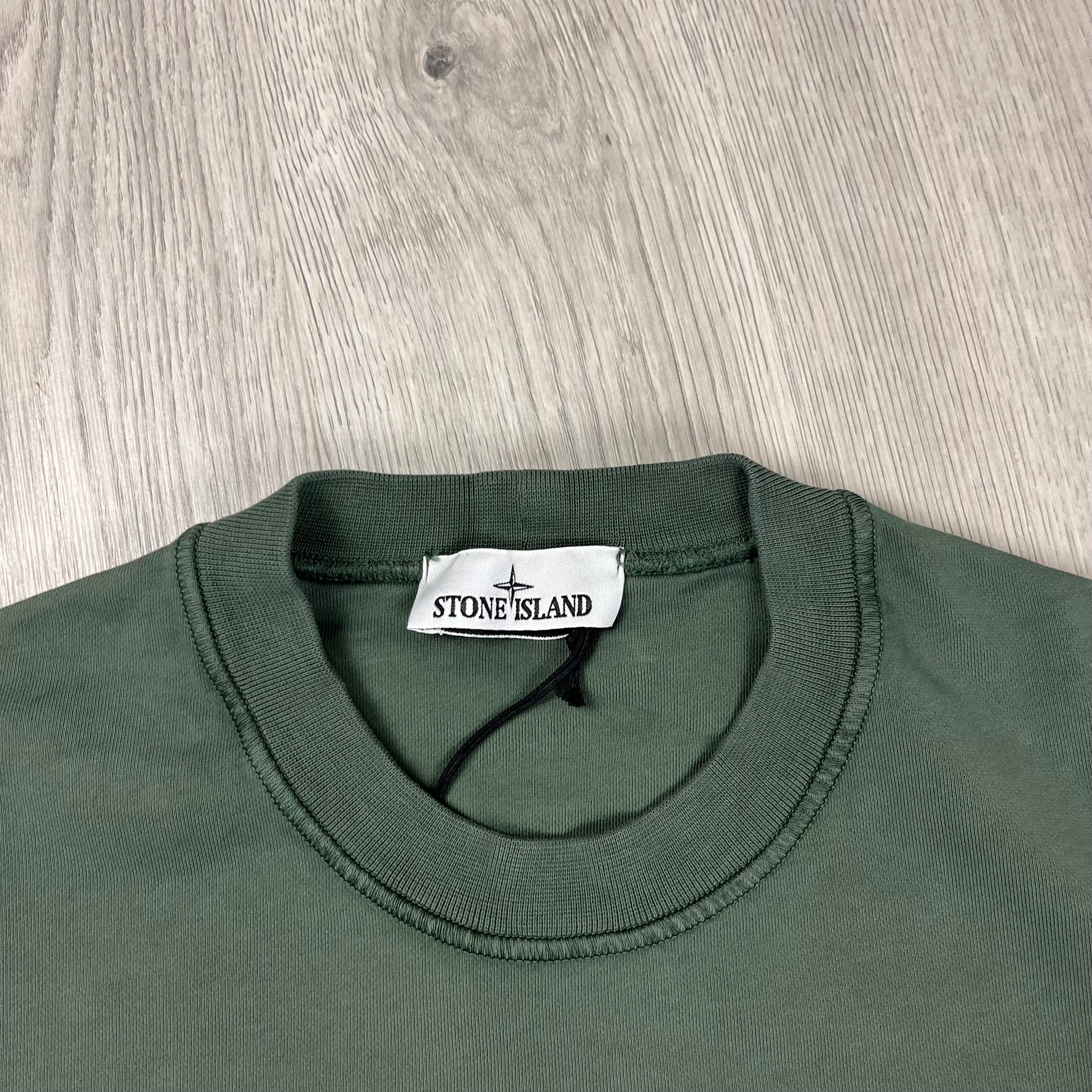 Stone Island Dyed Sweatshirt - Musk