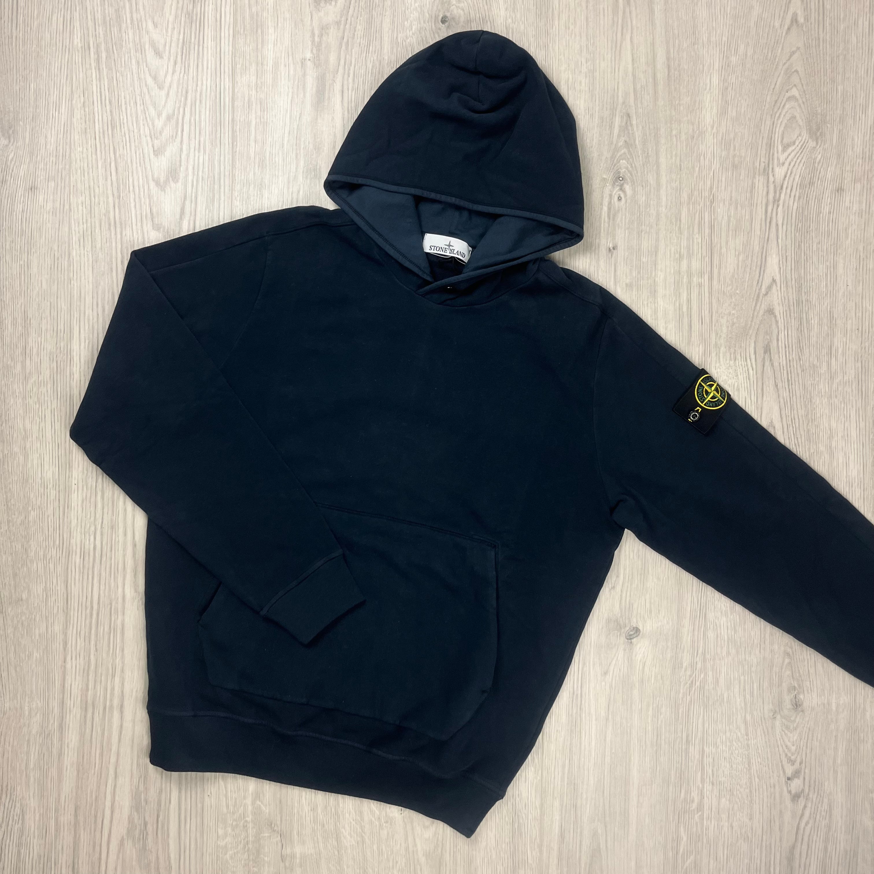 Stone Island Dyed Hoodie - Navy