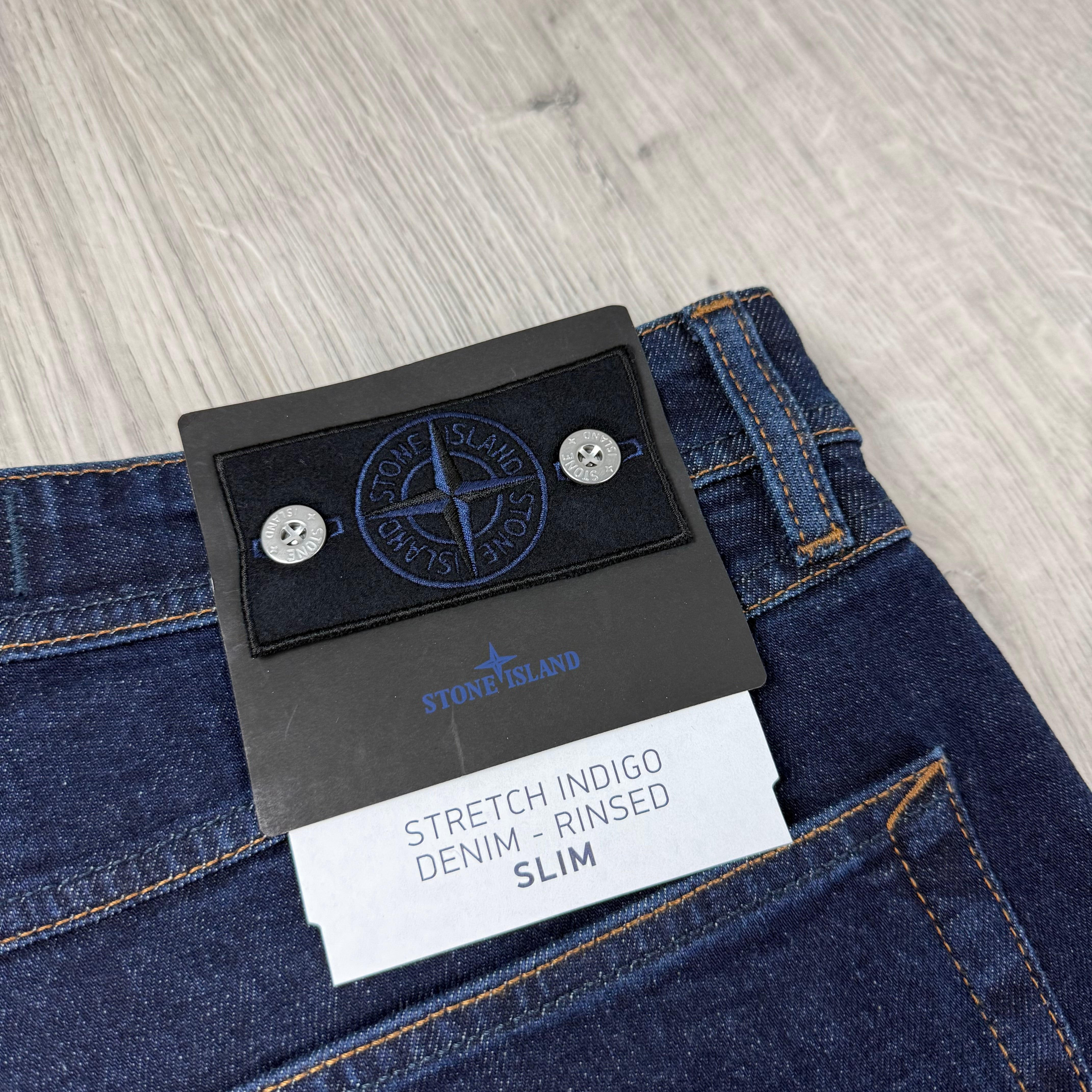 Stone Island Slim Denim Jeans - Navy