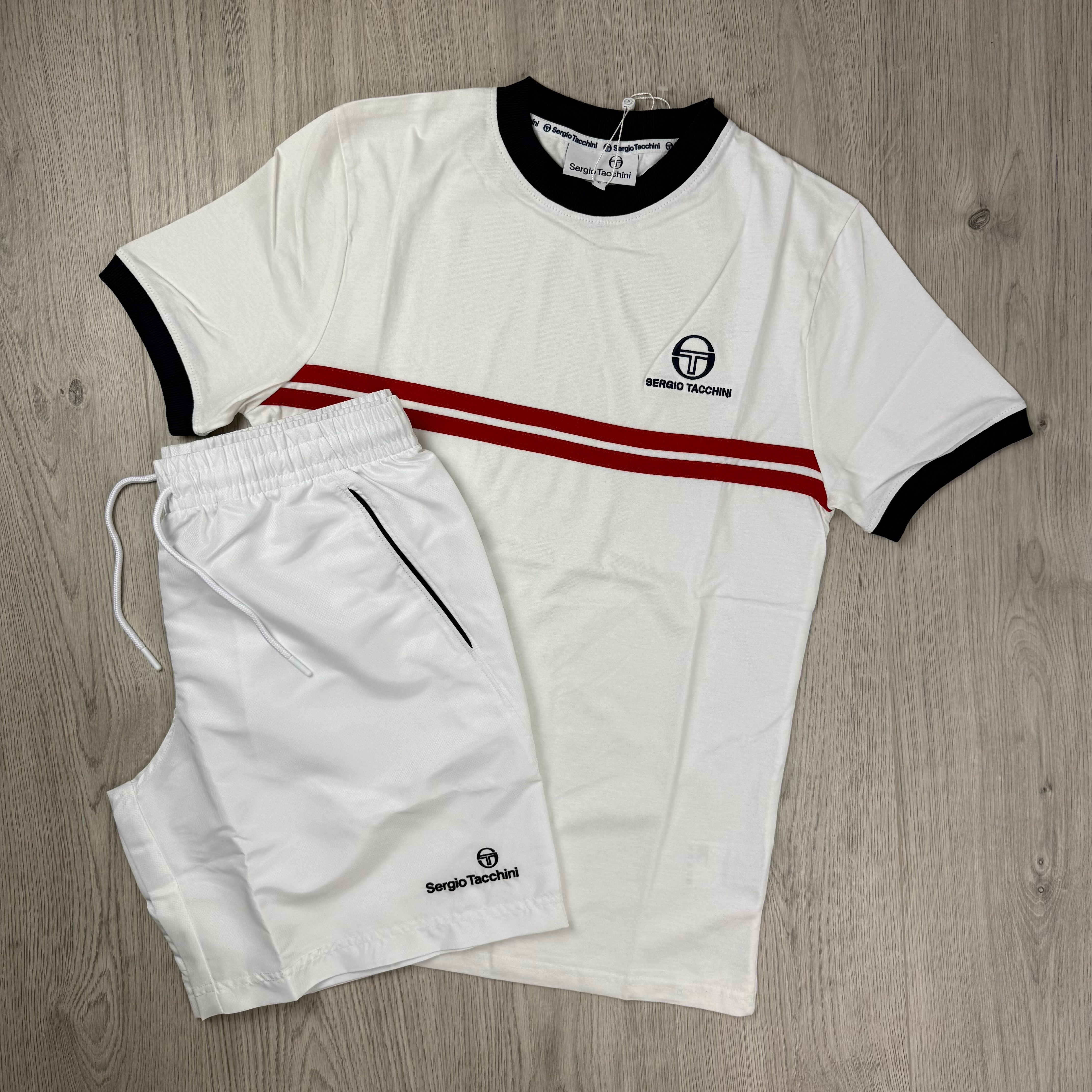 Sergio Tacchini 'Supermac' Set - White