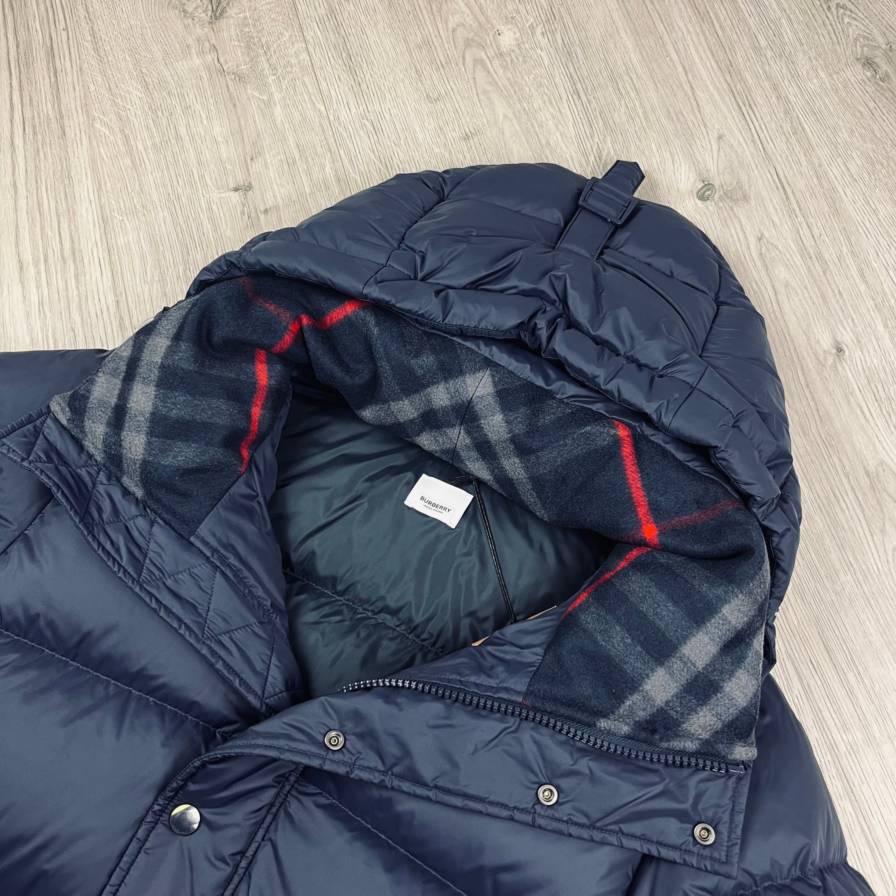 Burberry Halsby Jacket in Navy Blue. On sale at Open Attire.