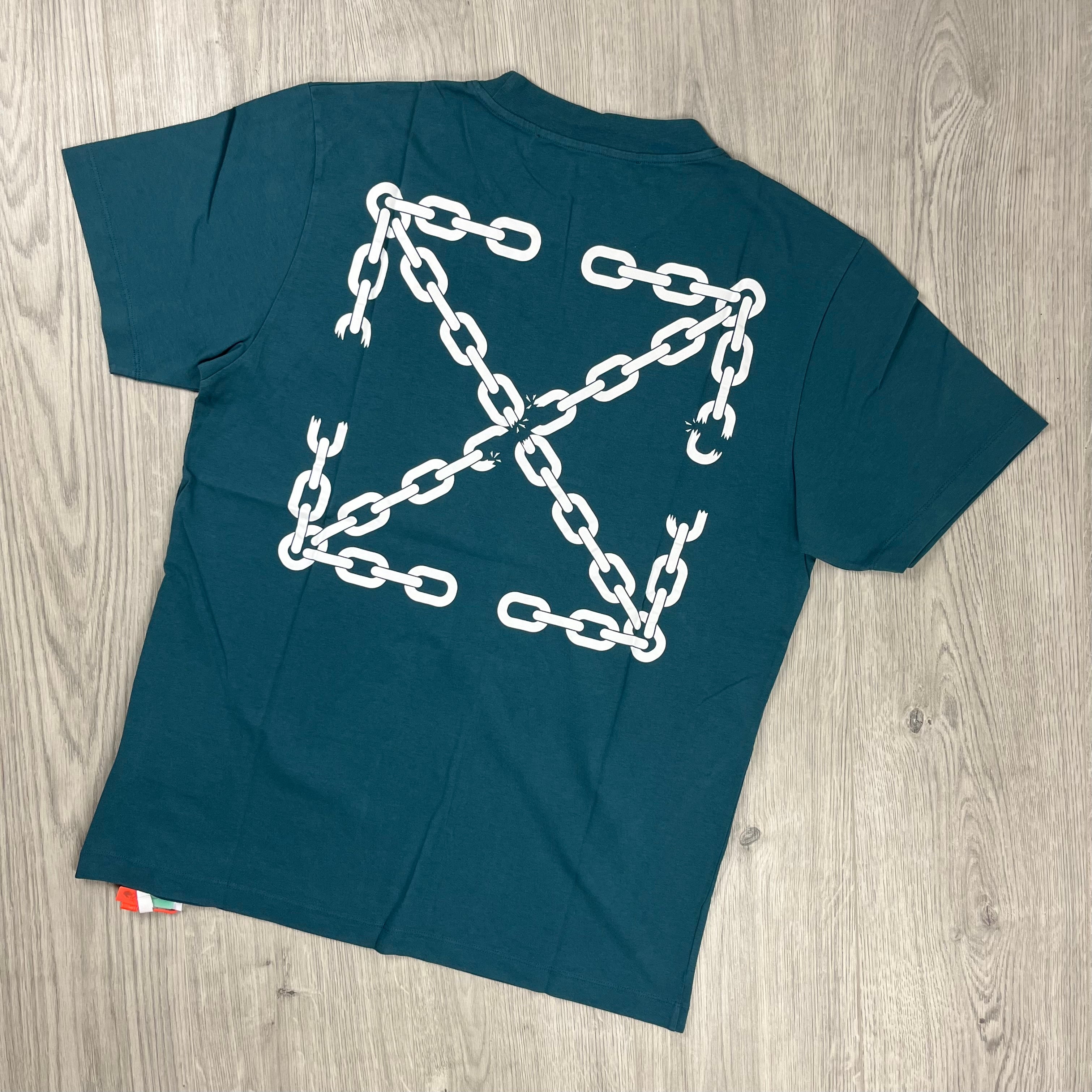 Off-White Chain T-Shirt - Duck Green