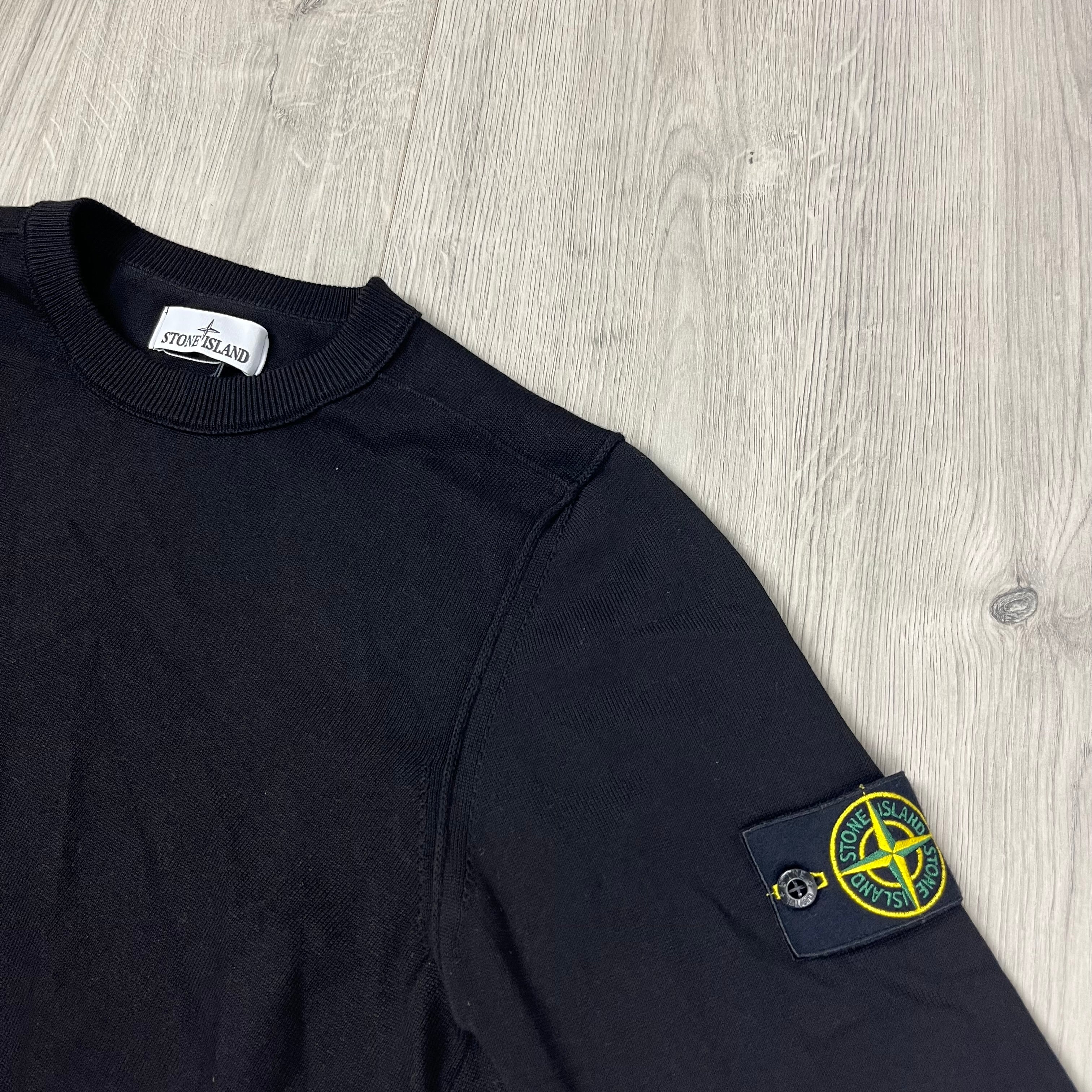 Stone Island Knit Sweatshirt - Black