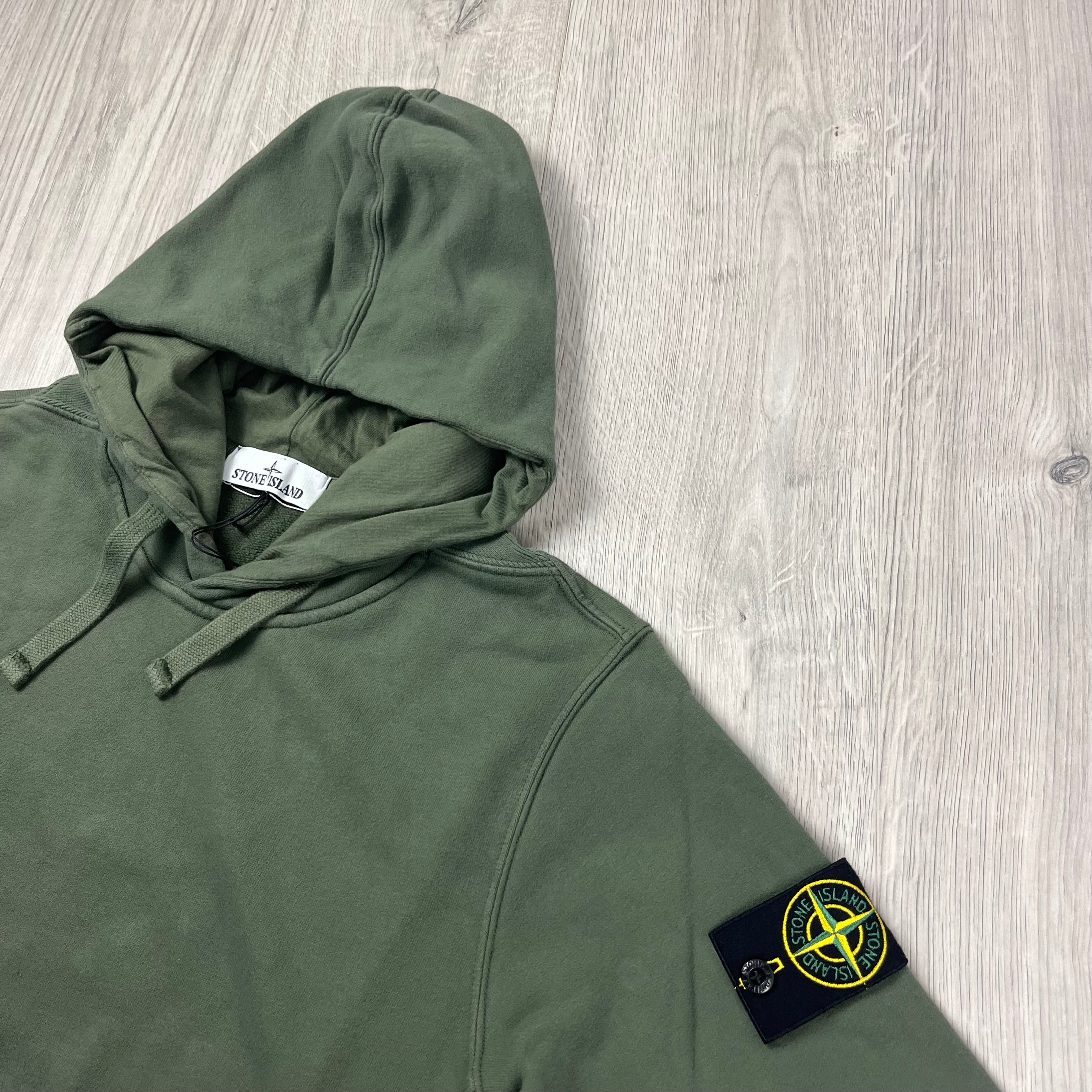 Stone Island Dyed Hoodie - Musk