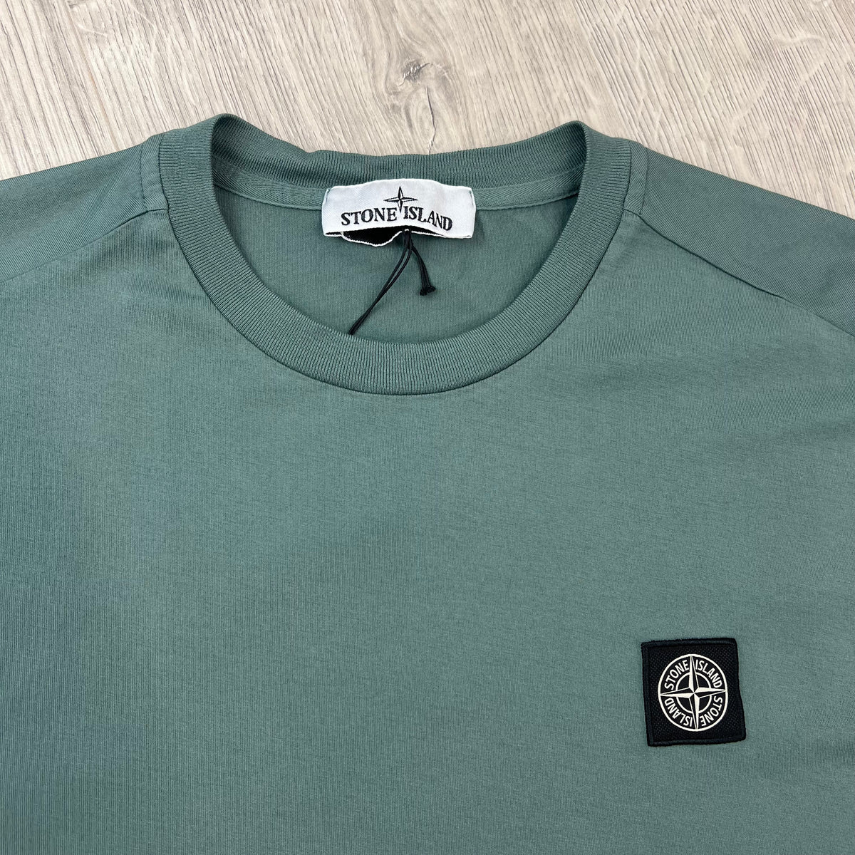 Stone Island Patch T-Shirt - Ocean Green