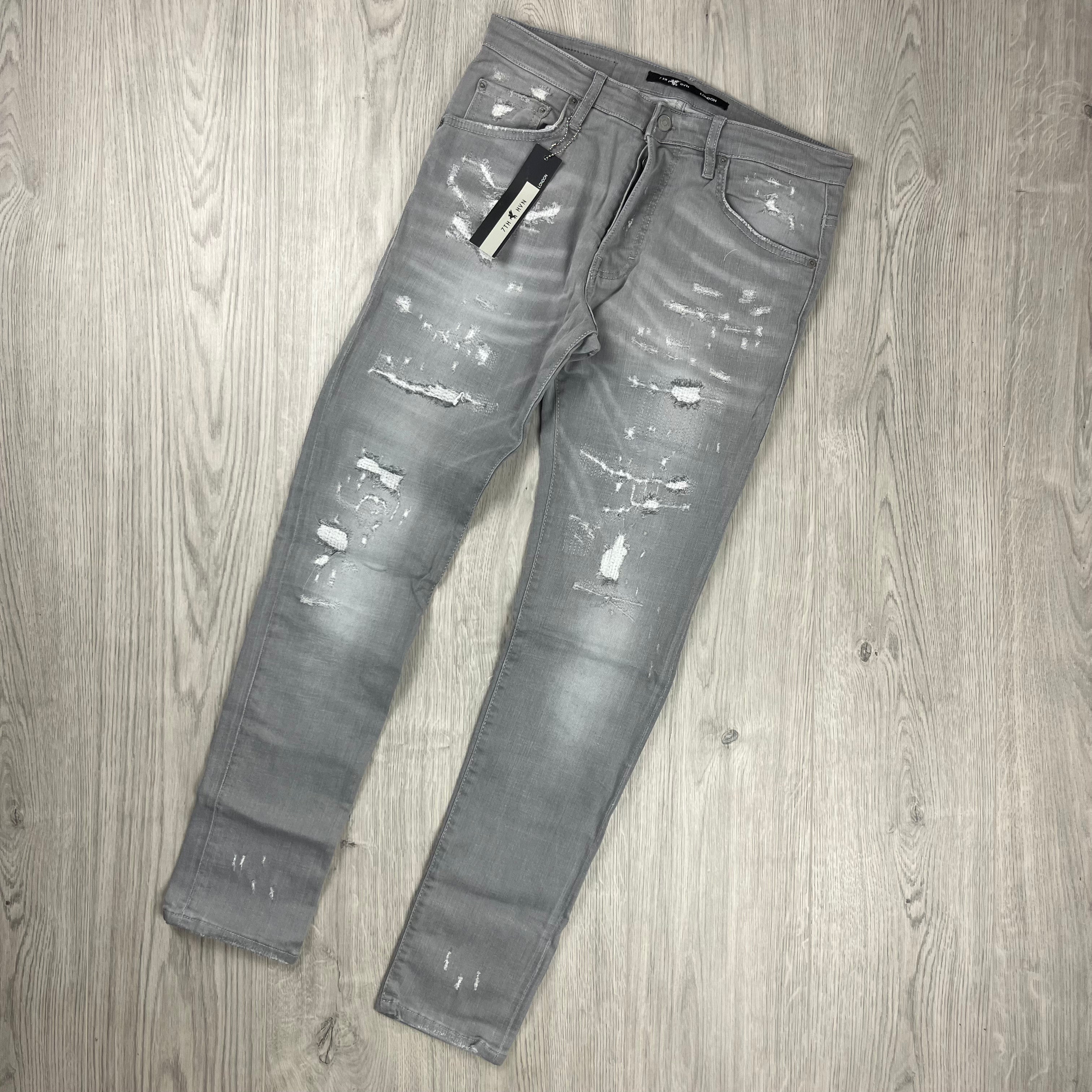 Grey Denim Jeans