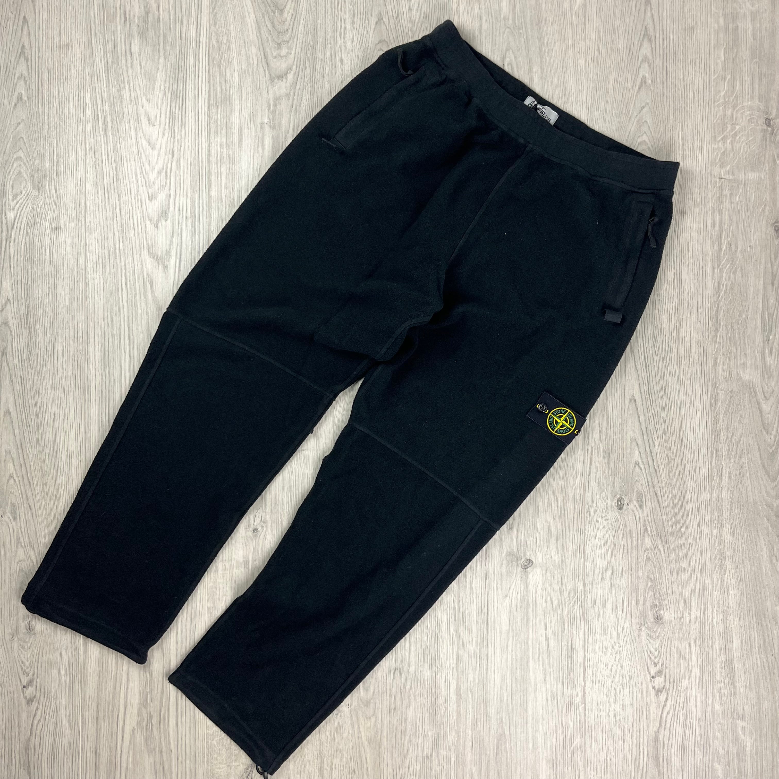 Stone Island Fleece Sweatpants - Black