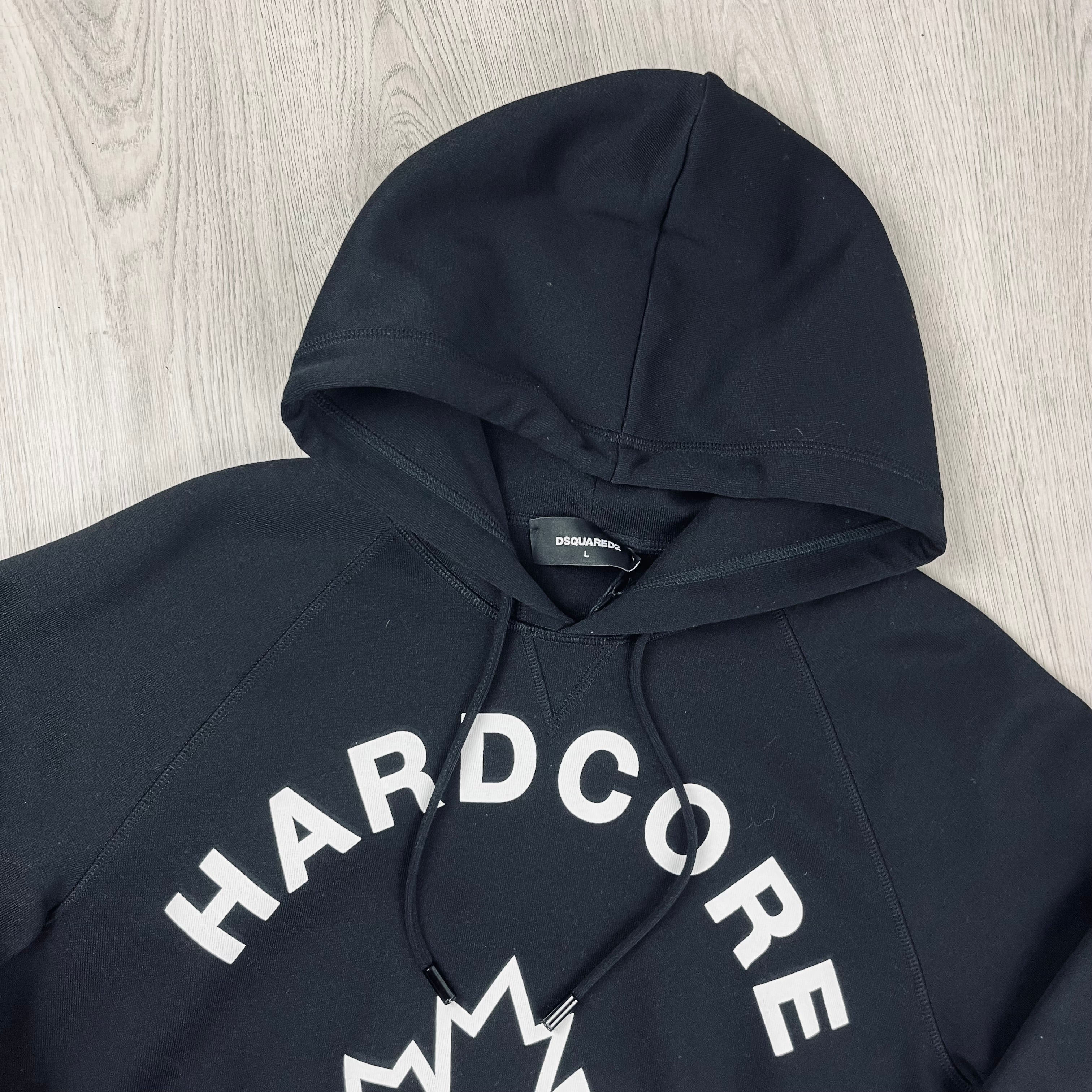 DSQUARED2 Hardcore Hoodie - Black