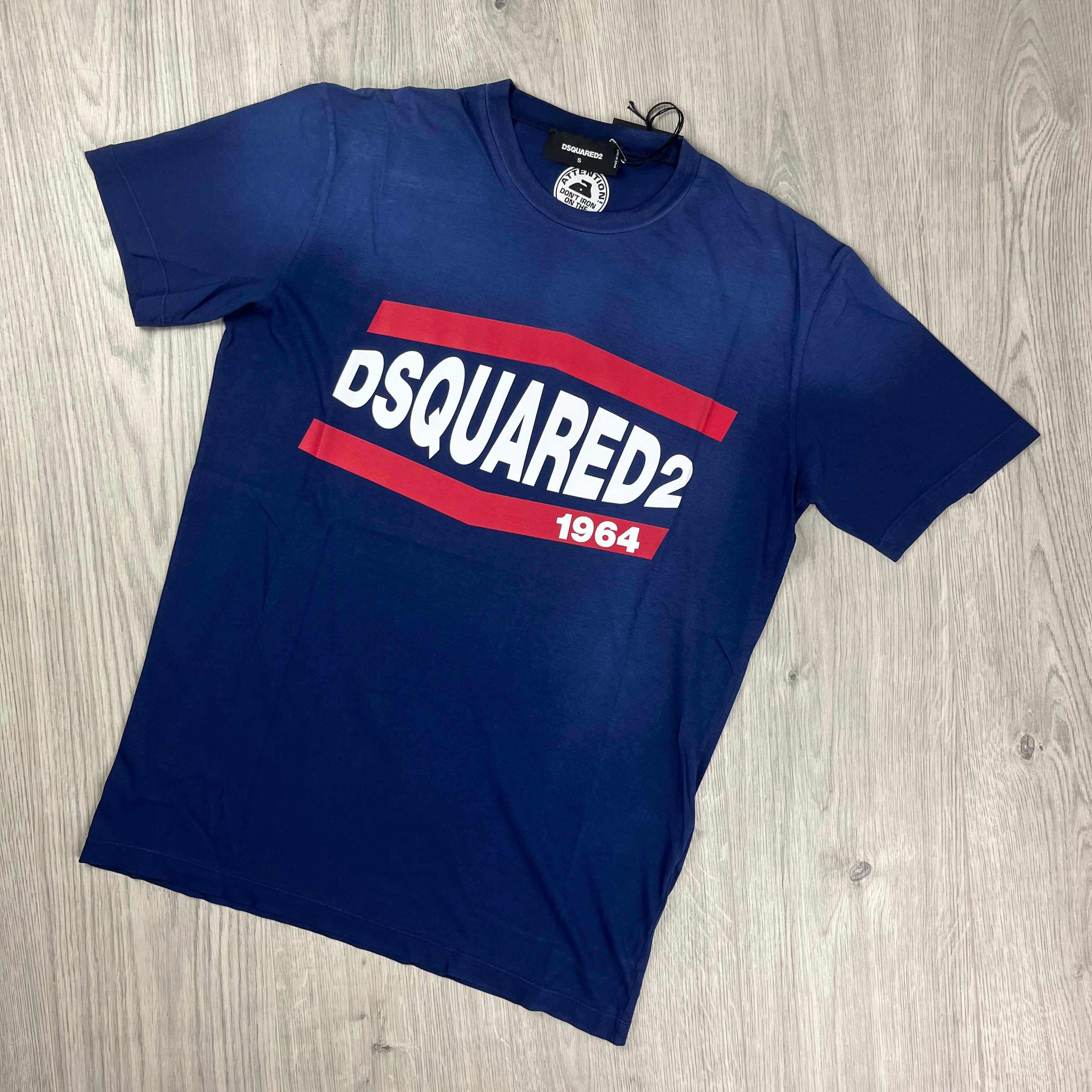 DSQUARED2 Printed T-Shirt - Blue