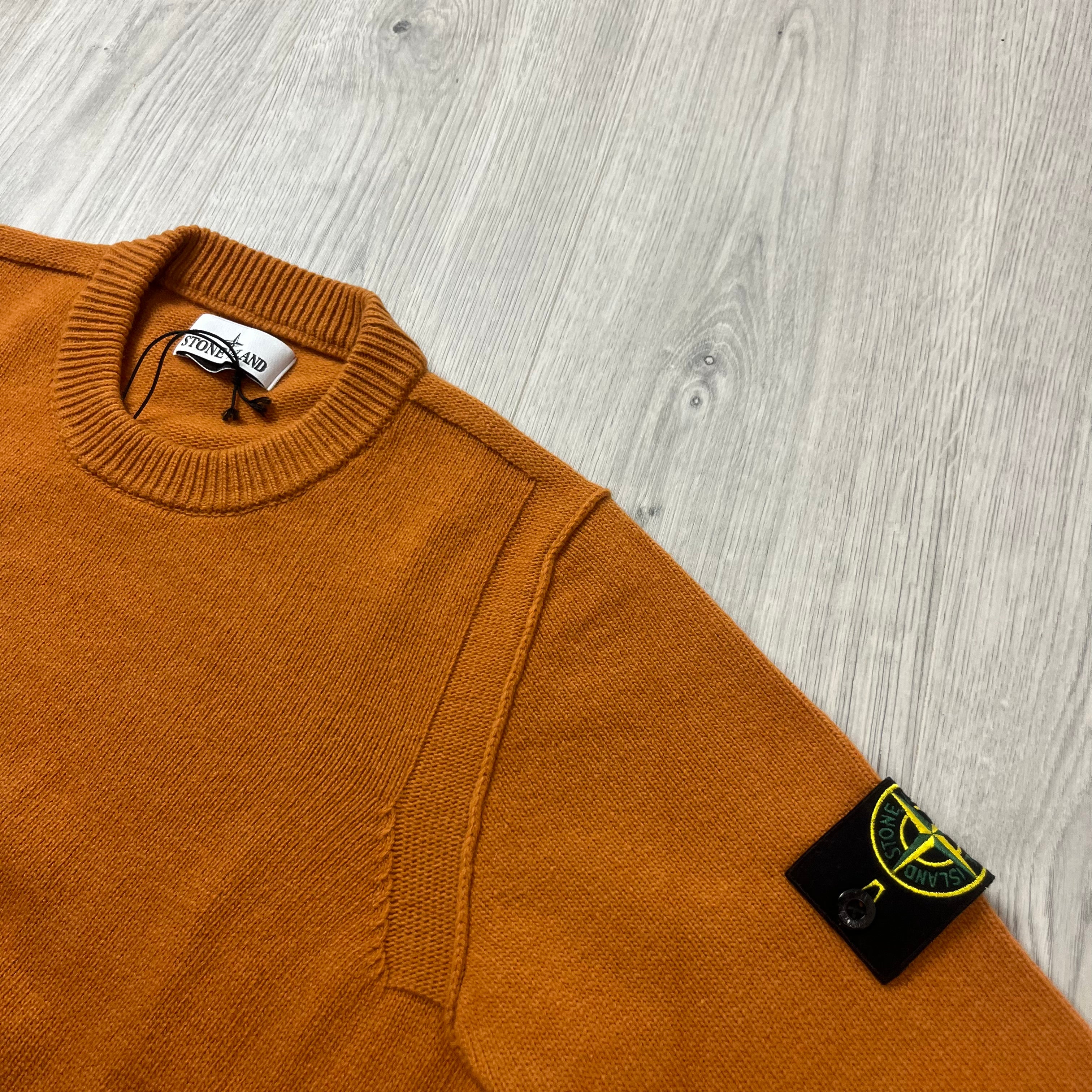 Stone Island Knit Sweatshirt - Orange