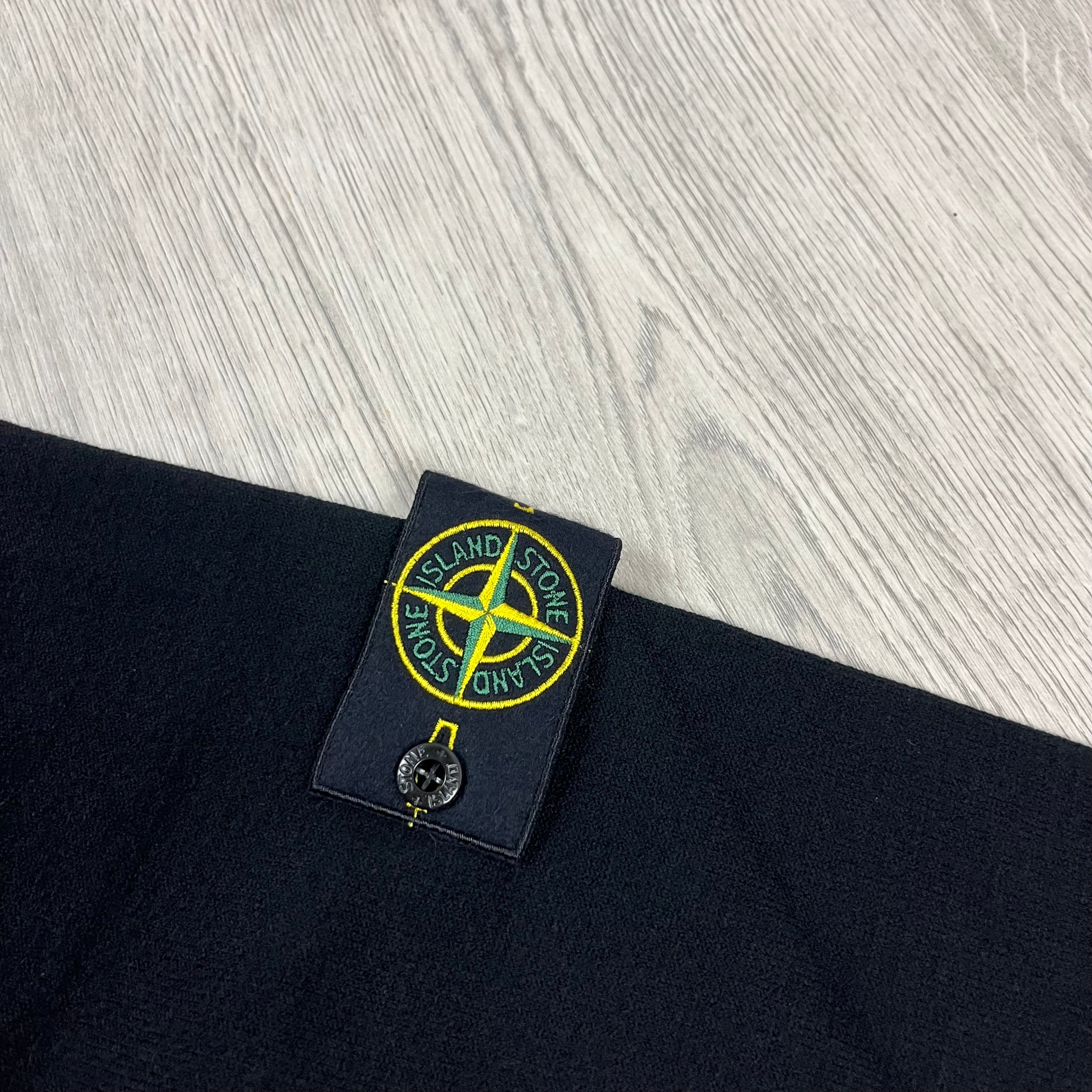 Stone Island Knit Zip Fleece - Black