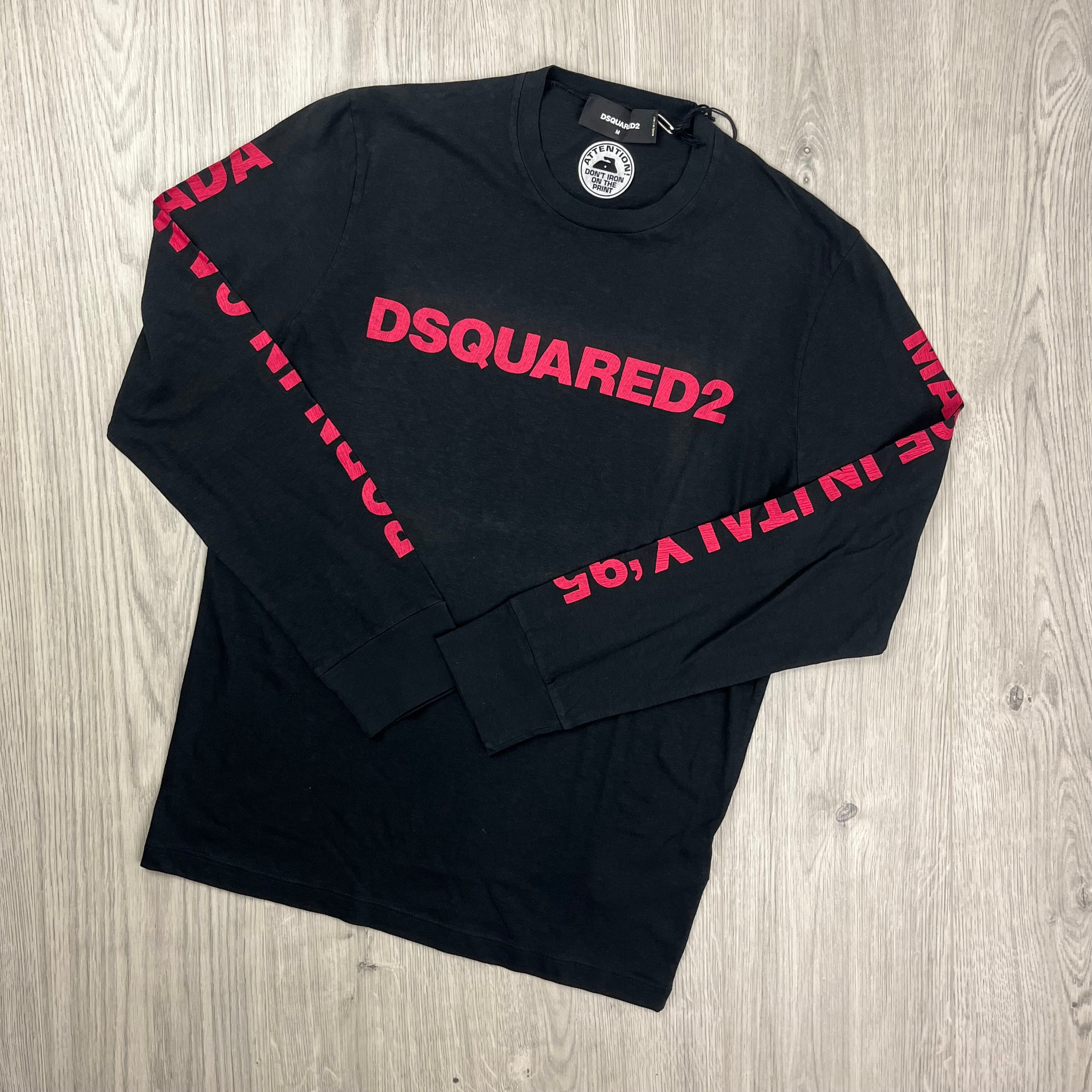 DSQUARED2 Long Sleeve T-Shirt - Black