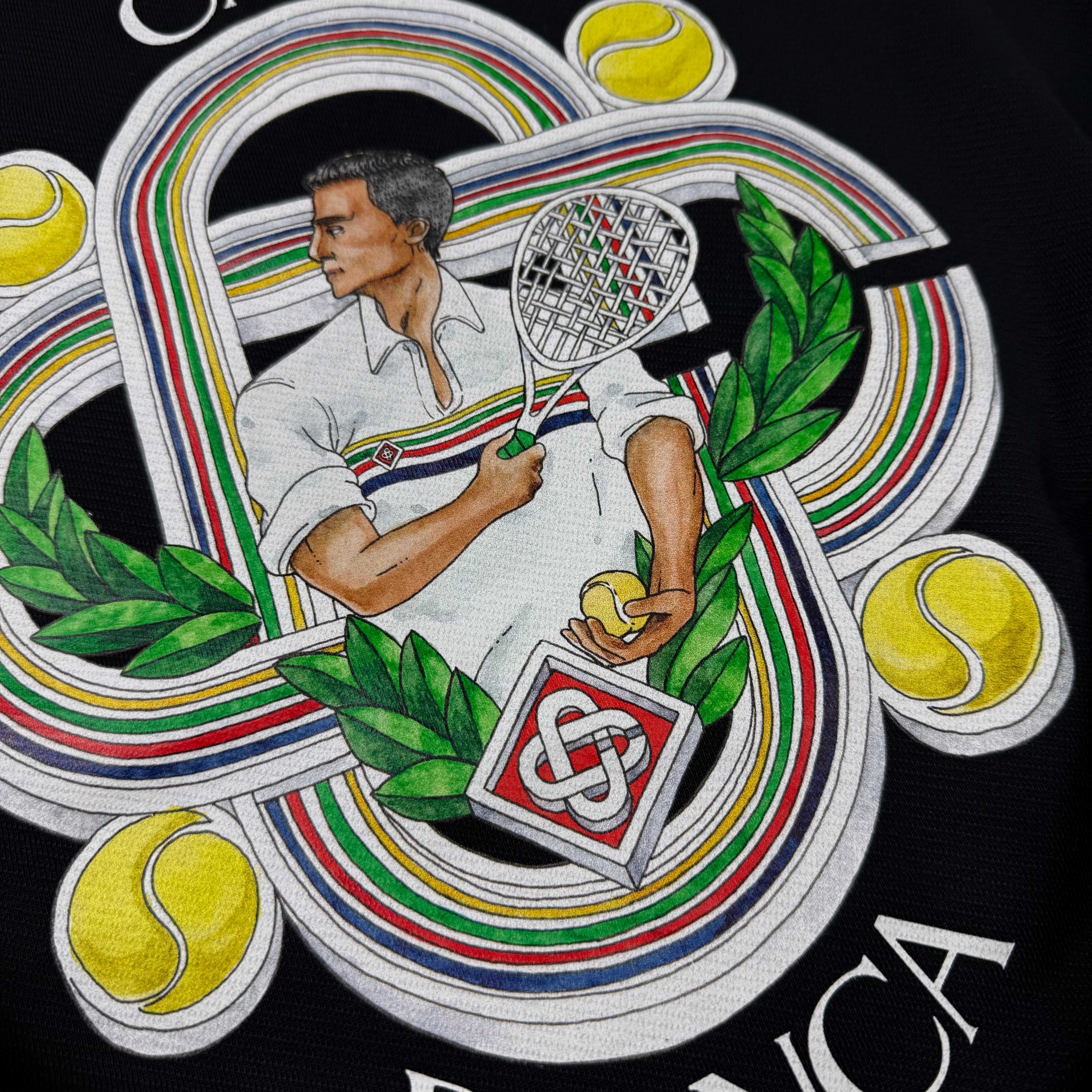 Casablanca 'Le Joueur' Sweatshirt - Black