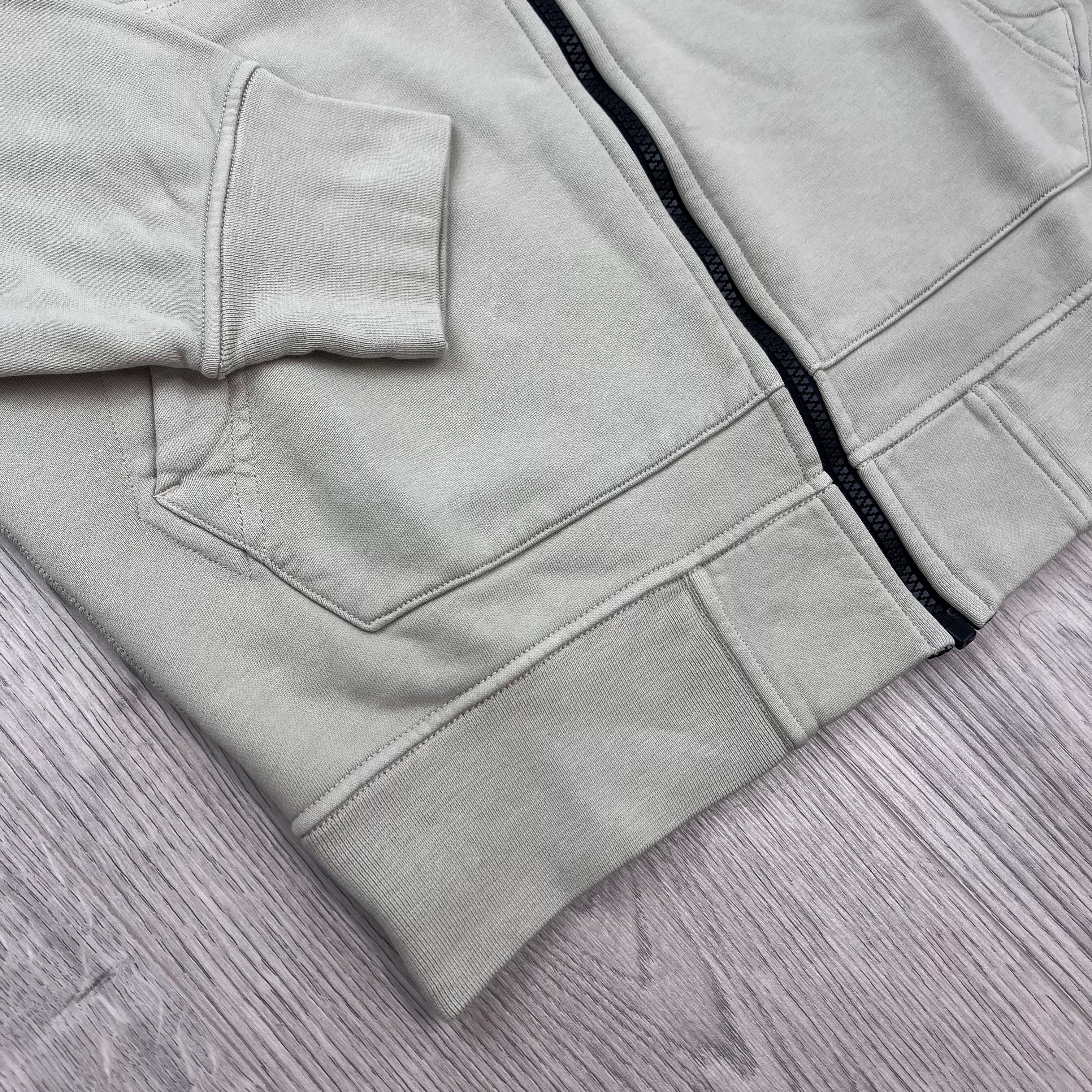 Stone Island Zip Hoodie - Sand