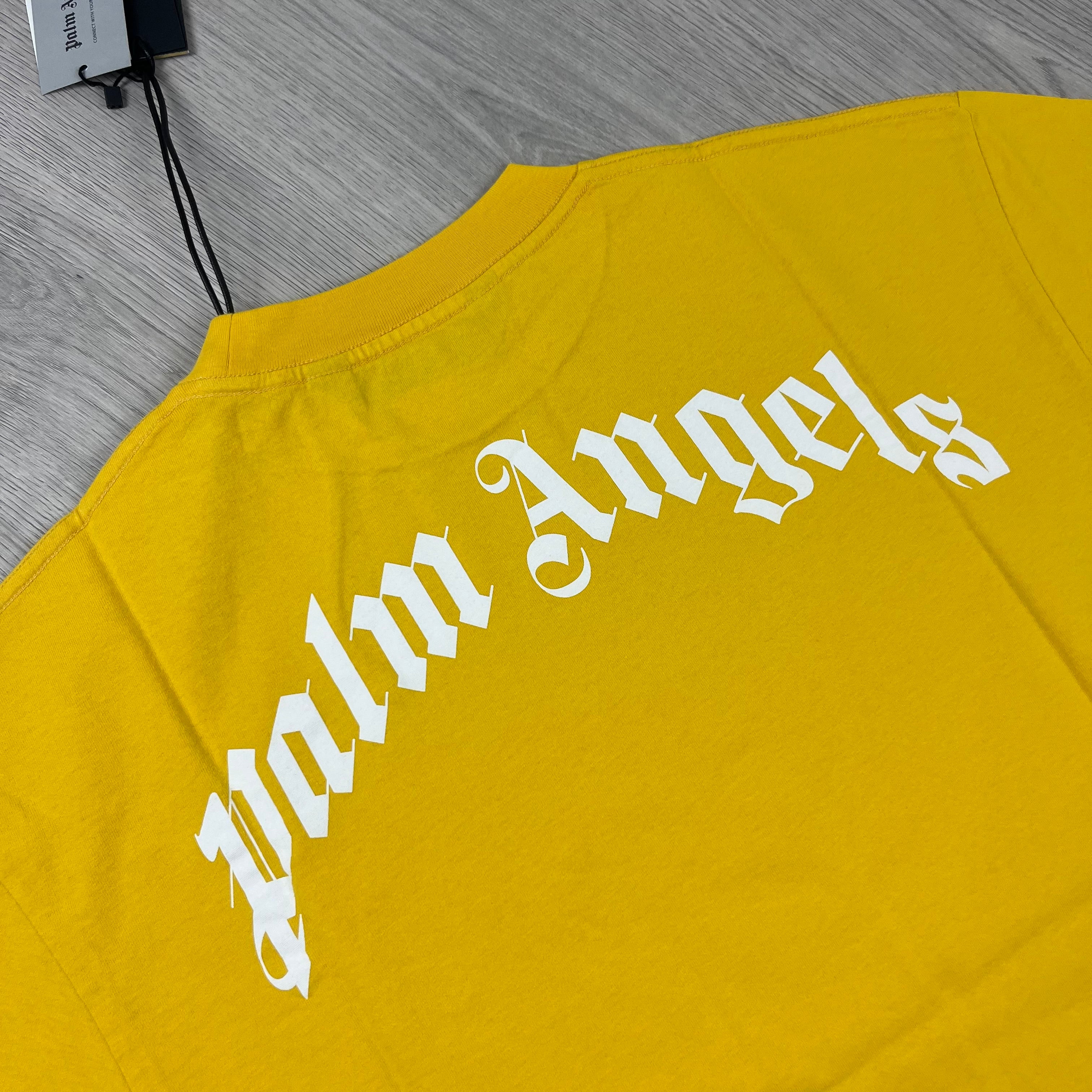 Palm Angels Shark T-Shirt - Yellow