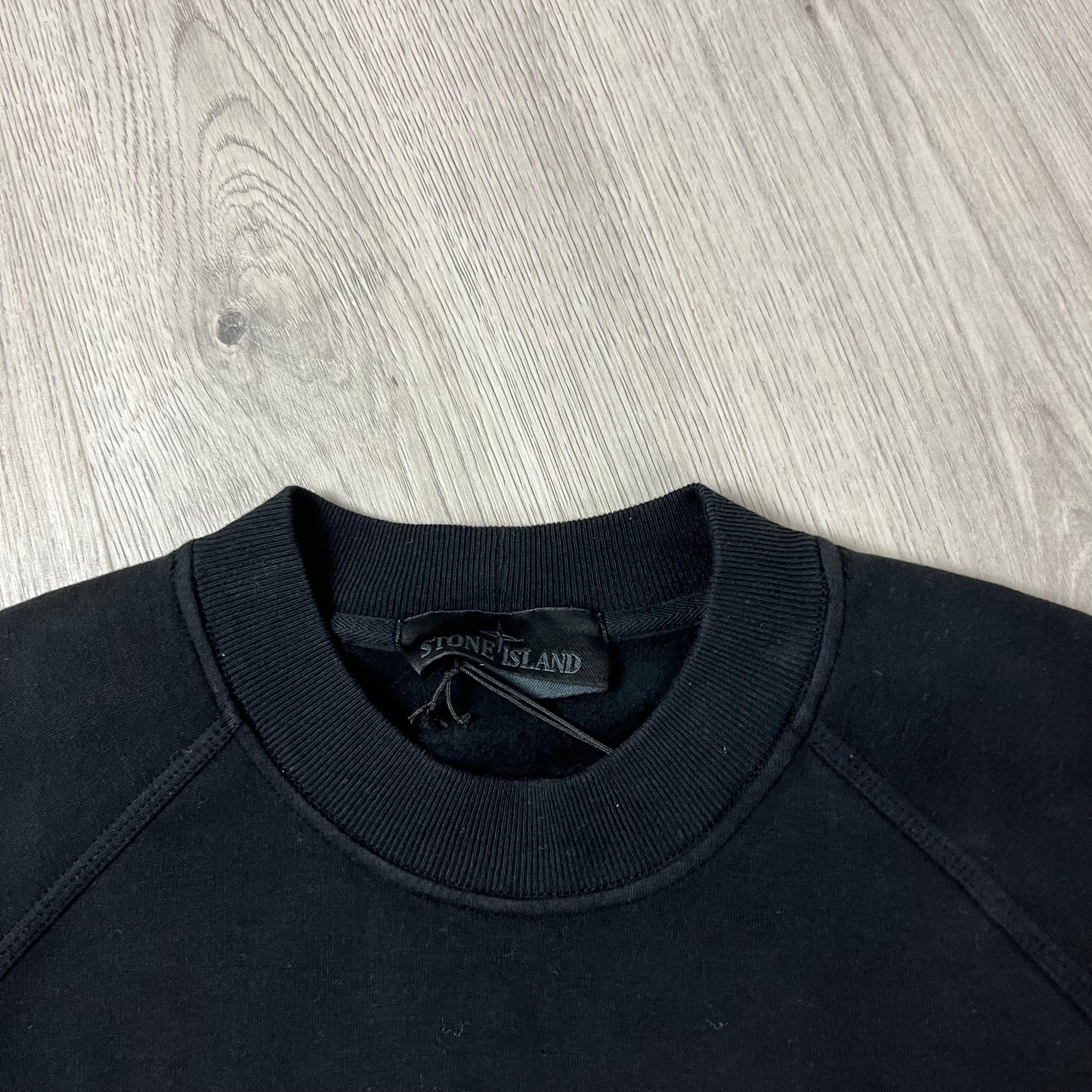 Stone Island Ghost Sweatshirt in Black. On sale at Open Attire.