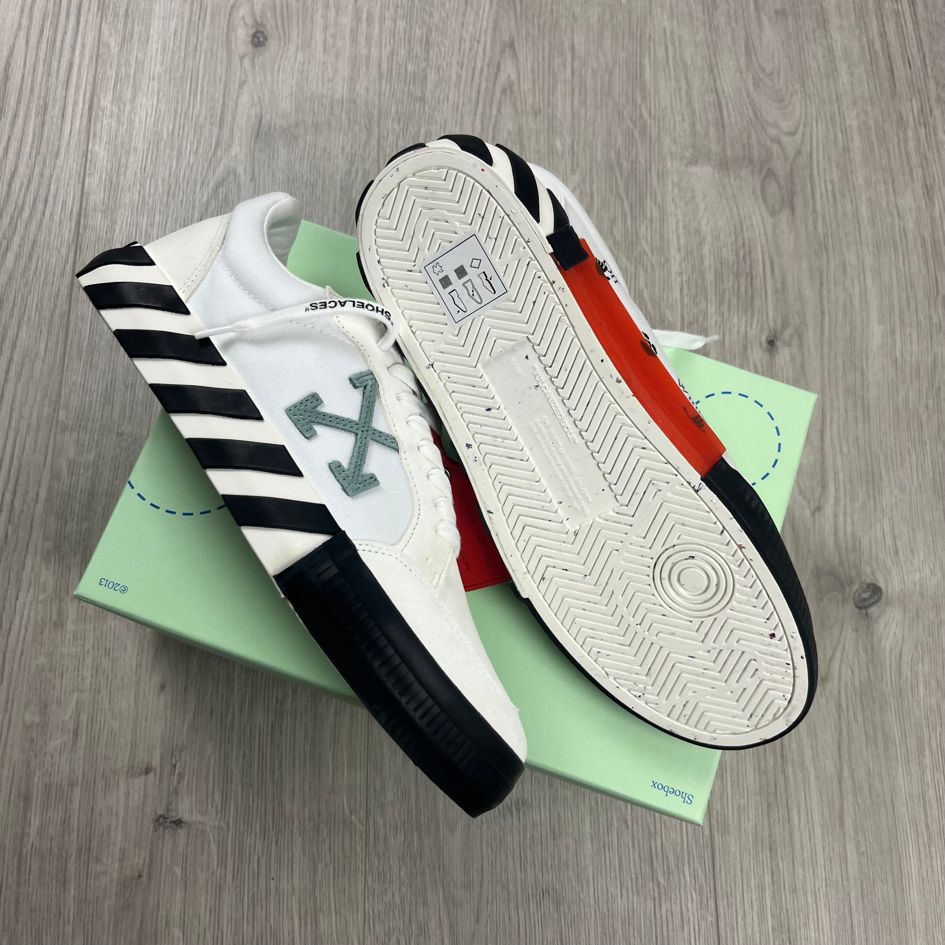 Off-White Canvas Sneakers - White