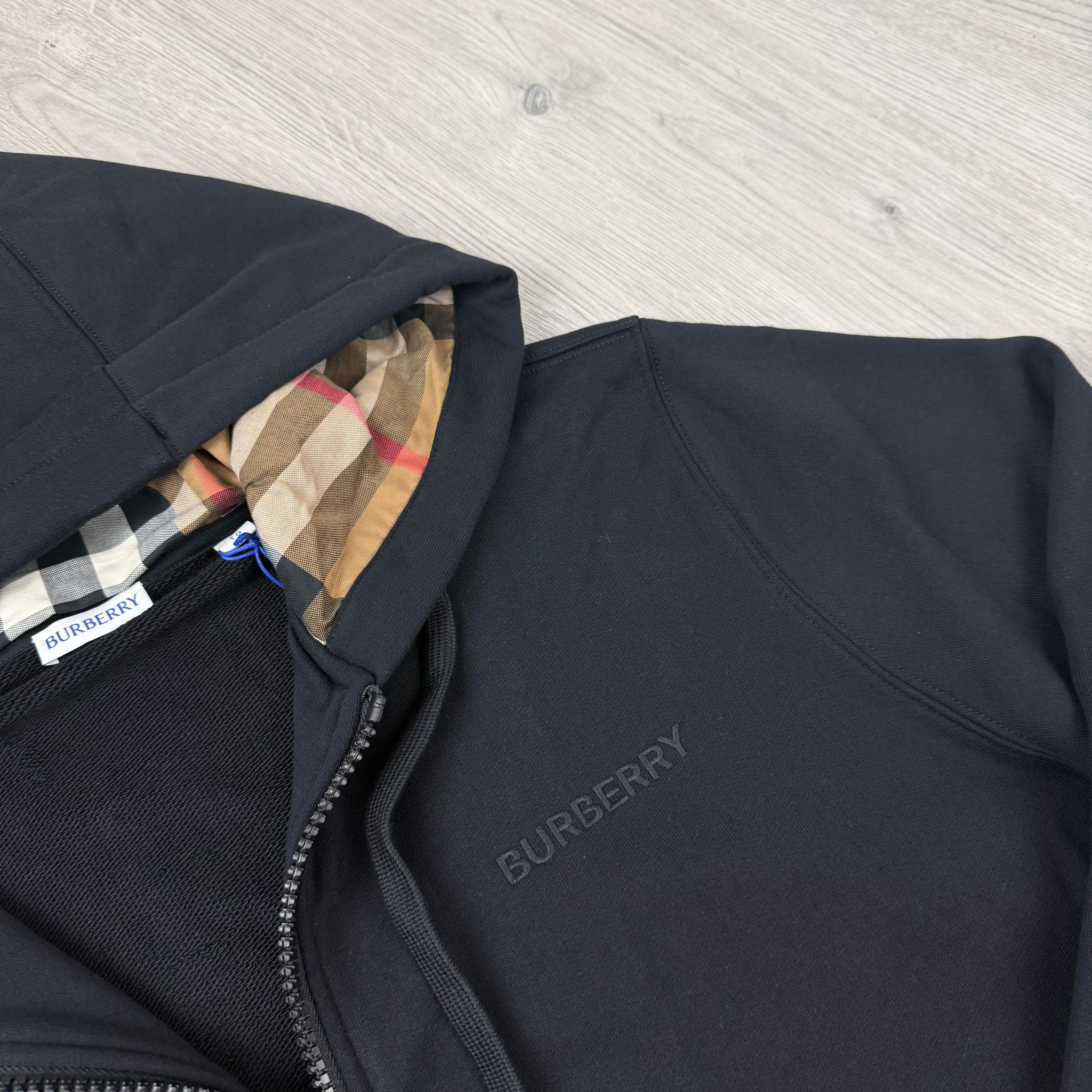 Burberry 'Hove' Zip Hoodie - Black